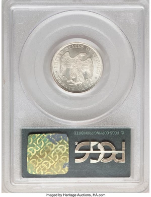 image for: 1875 20C MS67 PCGS. CAC. BF-1, R.1,...