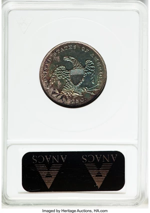 image for: 1831 25C Small Letters PR64 ANACS. B-4, High R.7 as a Proof....