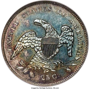 image for: 1831 25C Small Letters PR64 ANACS. B-4, High R.7 as a Proof....