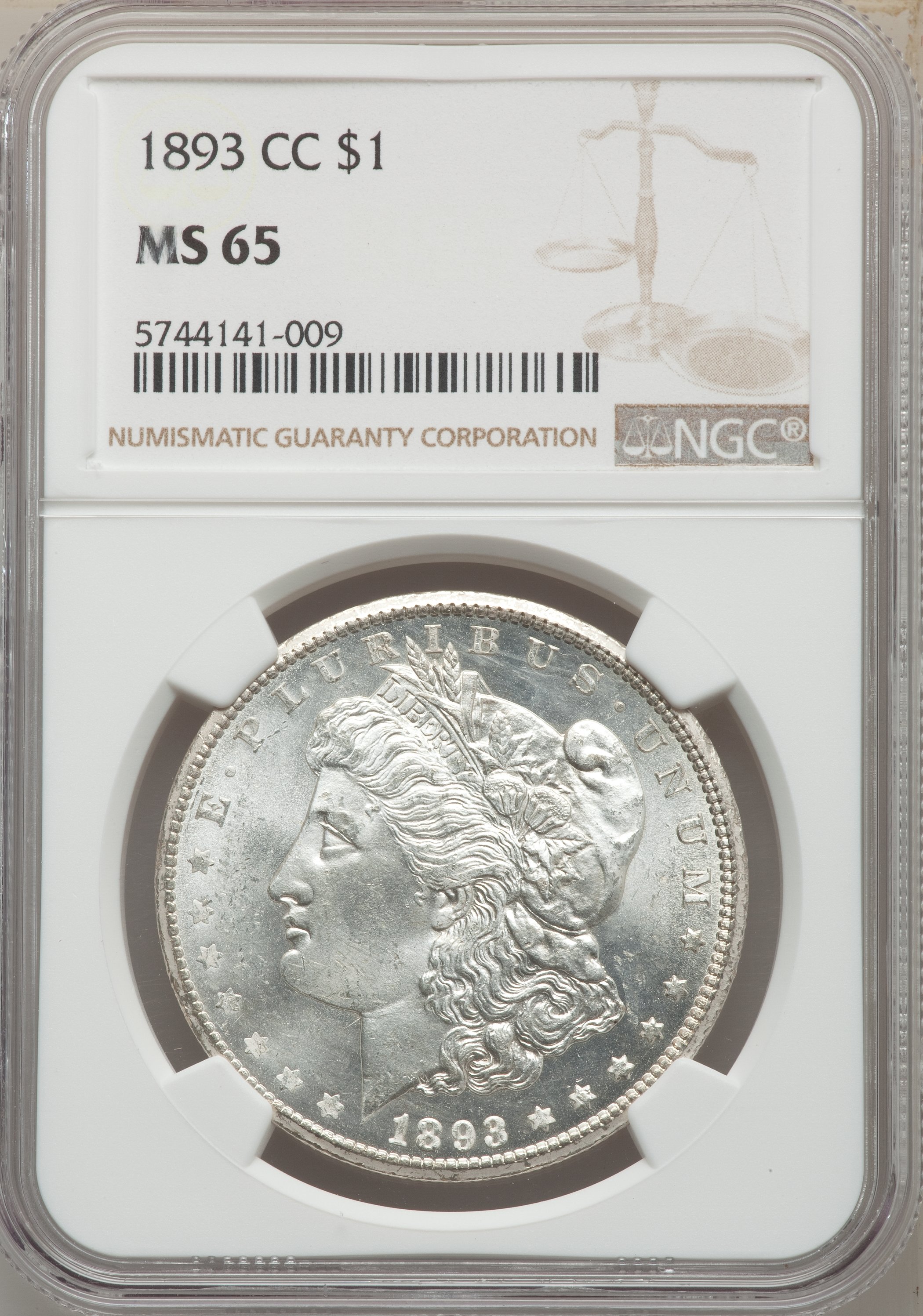 1893 CC Morgan Dollar Coin Pricing Guide | The Greysheet