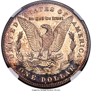 image for: 1878 7TF $1 Rev 1878 PR64 Cameo NGC....