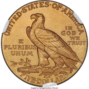 image for: 1913 $5 PR66 NGC. CAC. JD-1, Low R.5....