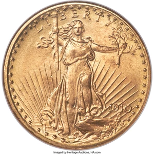 image for: 1910-D $20 MS67 NGC. HA-2....
