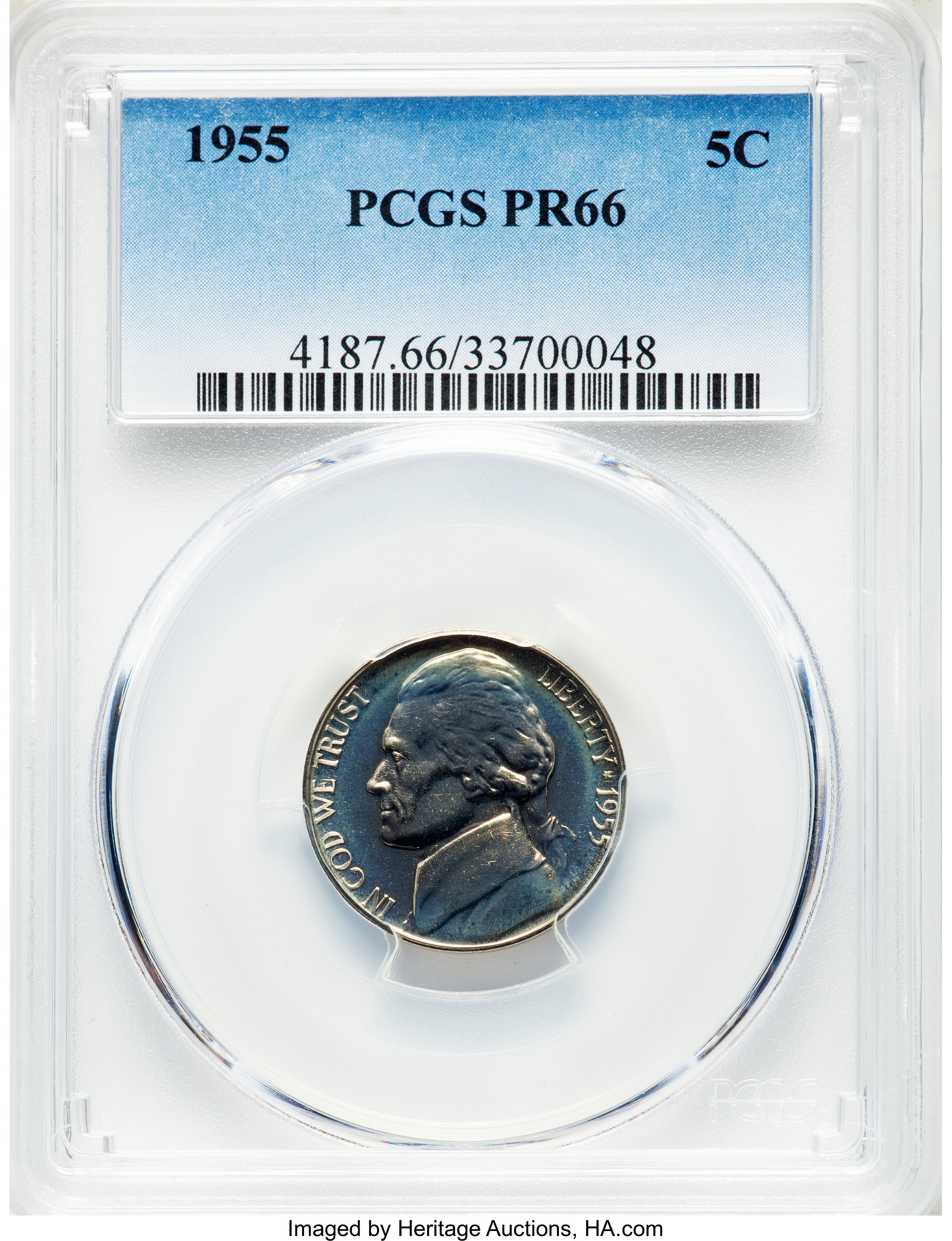 1955 1c PR RD PR64 RD thumbnail 5