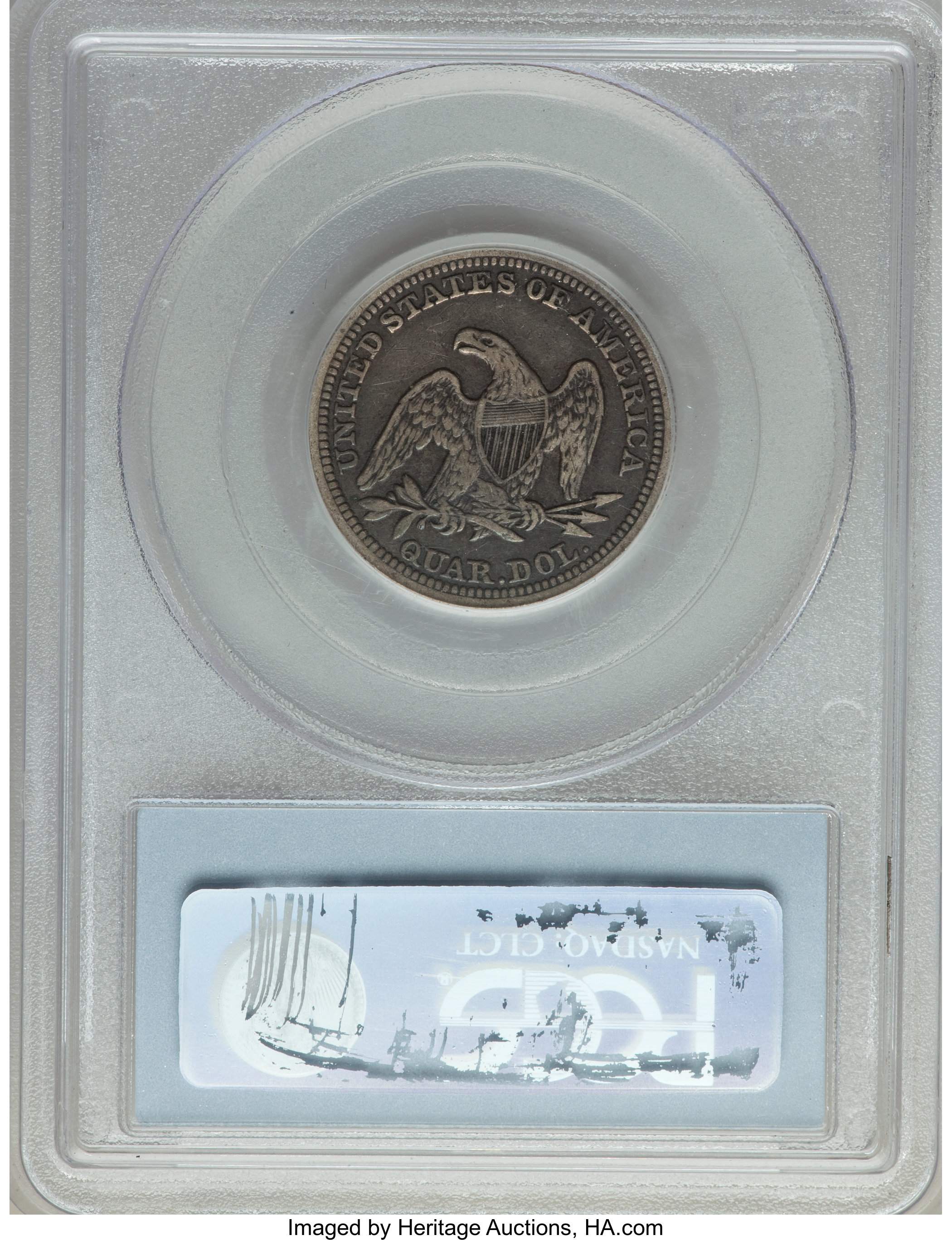 1858 25c VF25 thumbnail 3