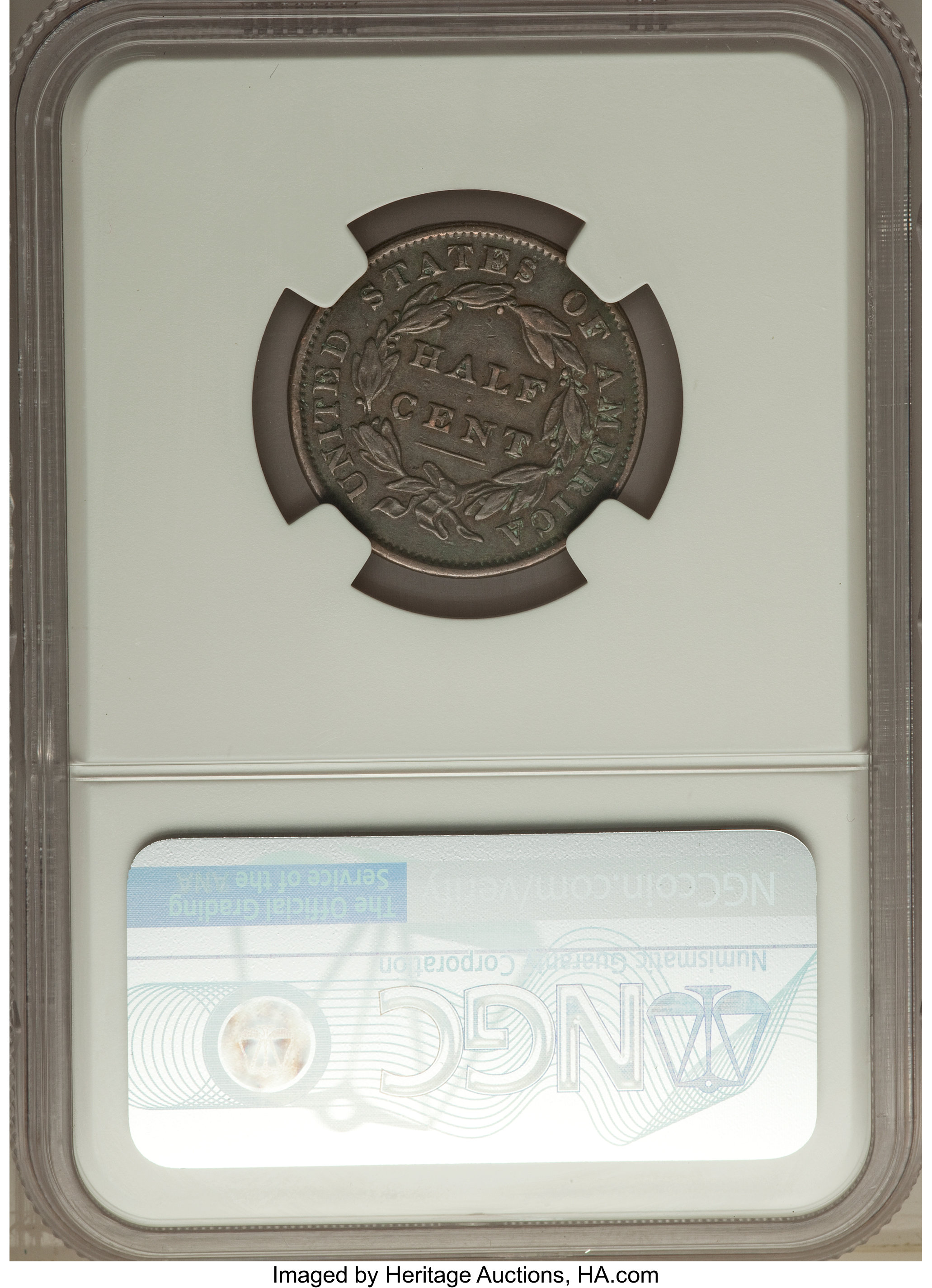1833 1/2c C-1 MS BN VF35 BN thumbnail 13