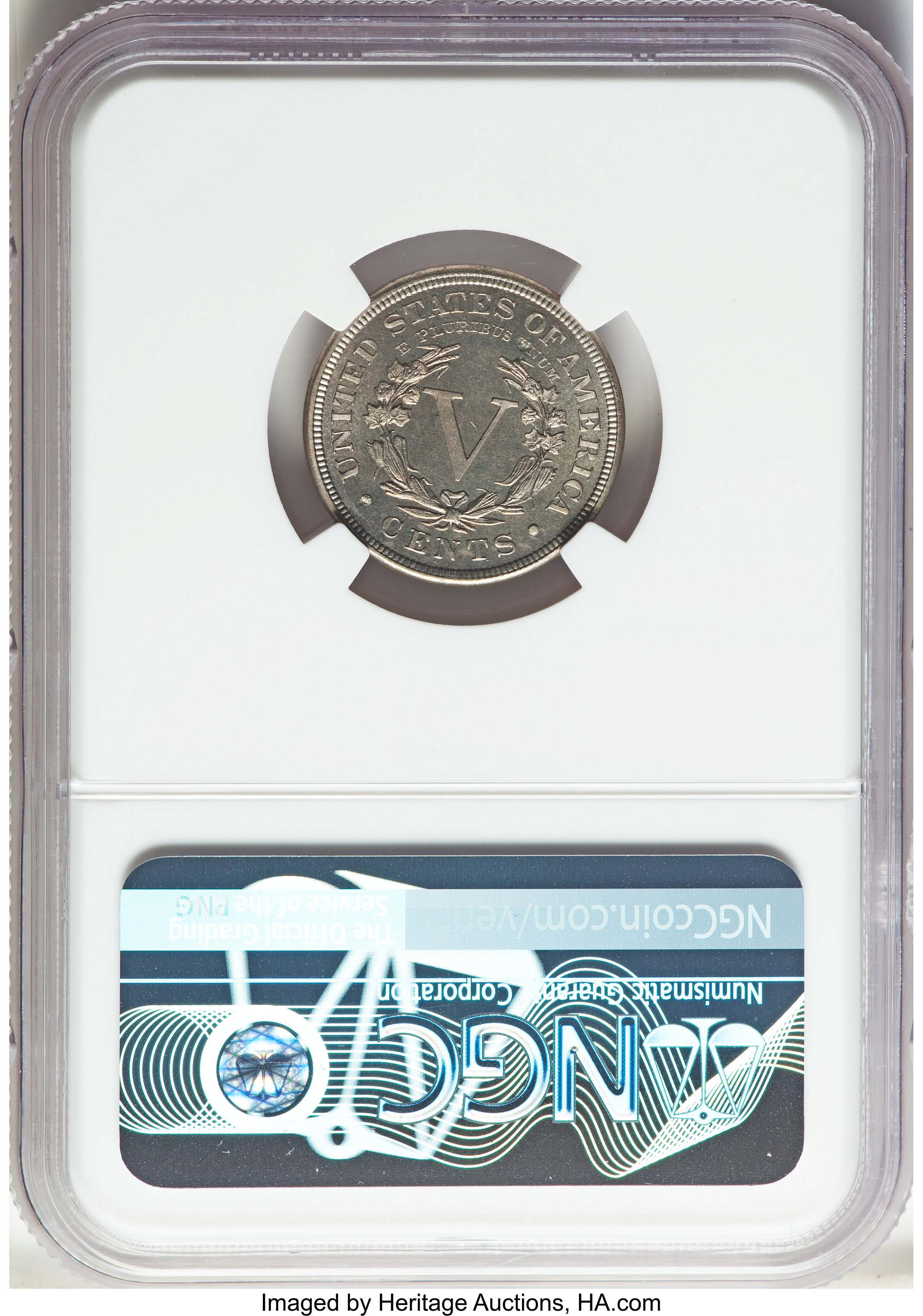 1886 5c AU55 thumbnail 16