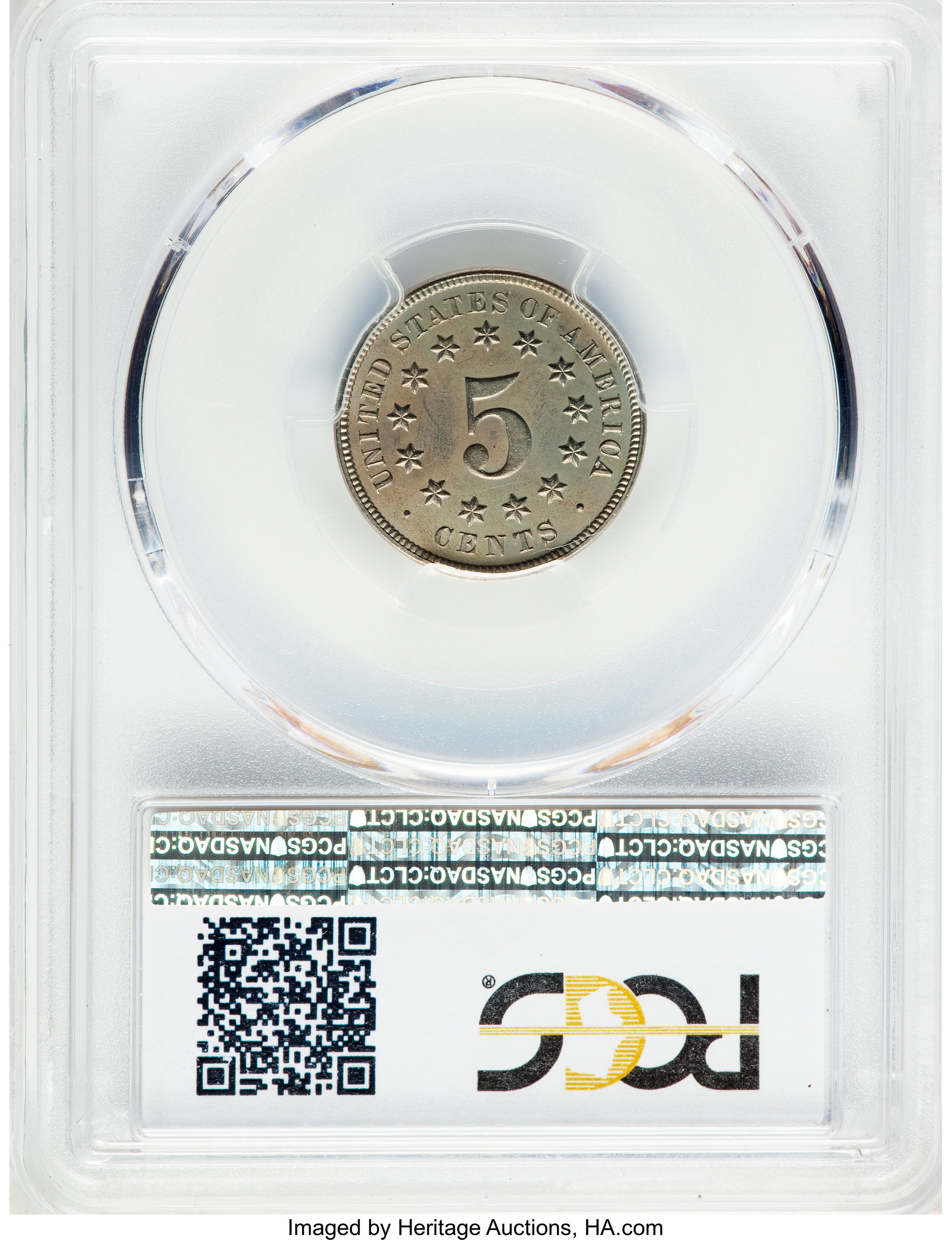 1875 5c XF40 thumbnail 4