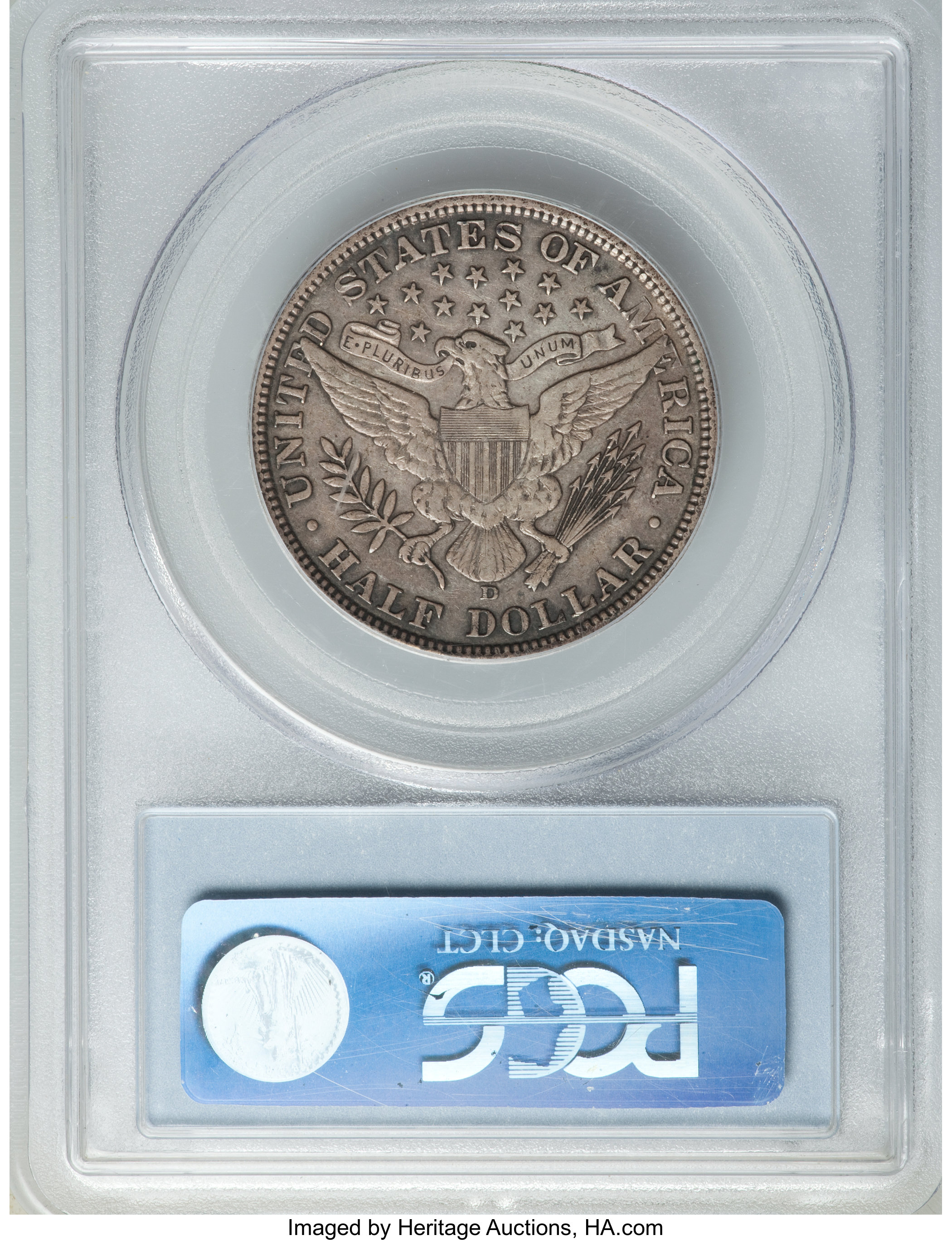 1908-D 50c AU50 thumbnail 2