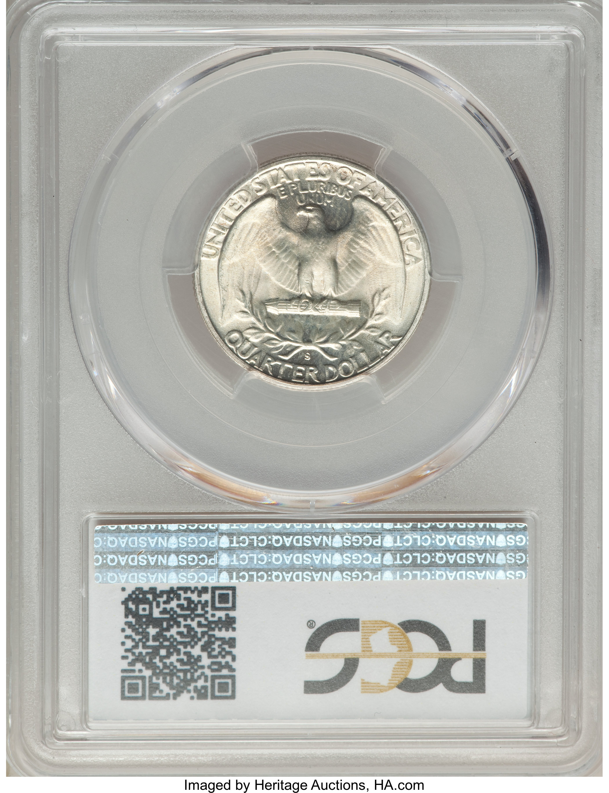 1947 1c MS RD MS65 RD CAC thumbnail 2
