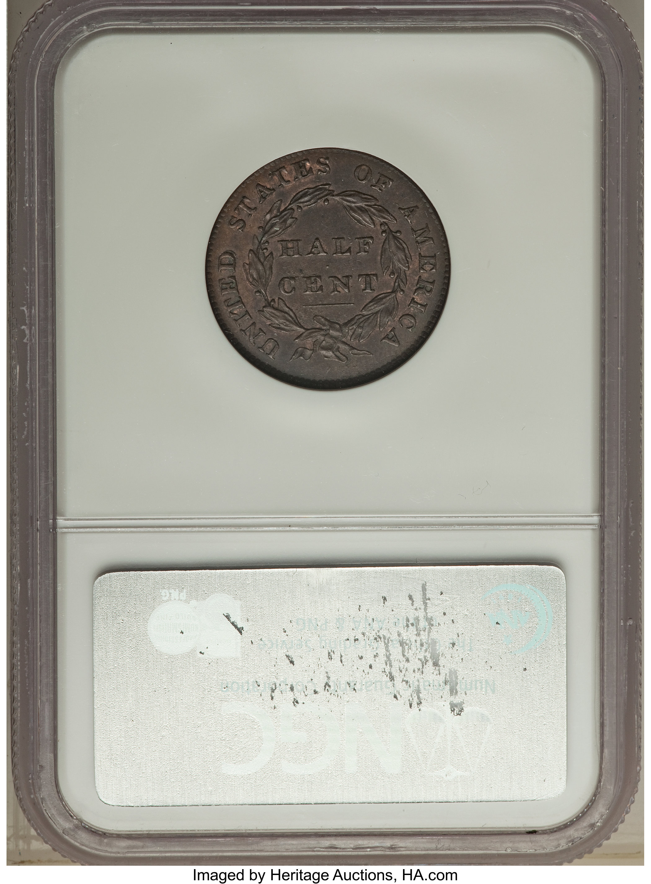 1832 1/2c C-3 MS BN MS60 BN thumbnail 2
