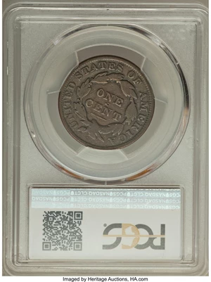 image for: 1835 1C Small 8, Small Stars, N-18, High R.4, Good 6 PCGS. PCGS Population: (2/6). NGC Census: (1/1). ...