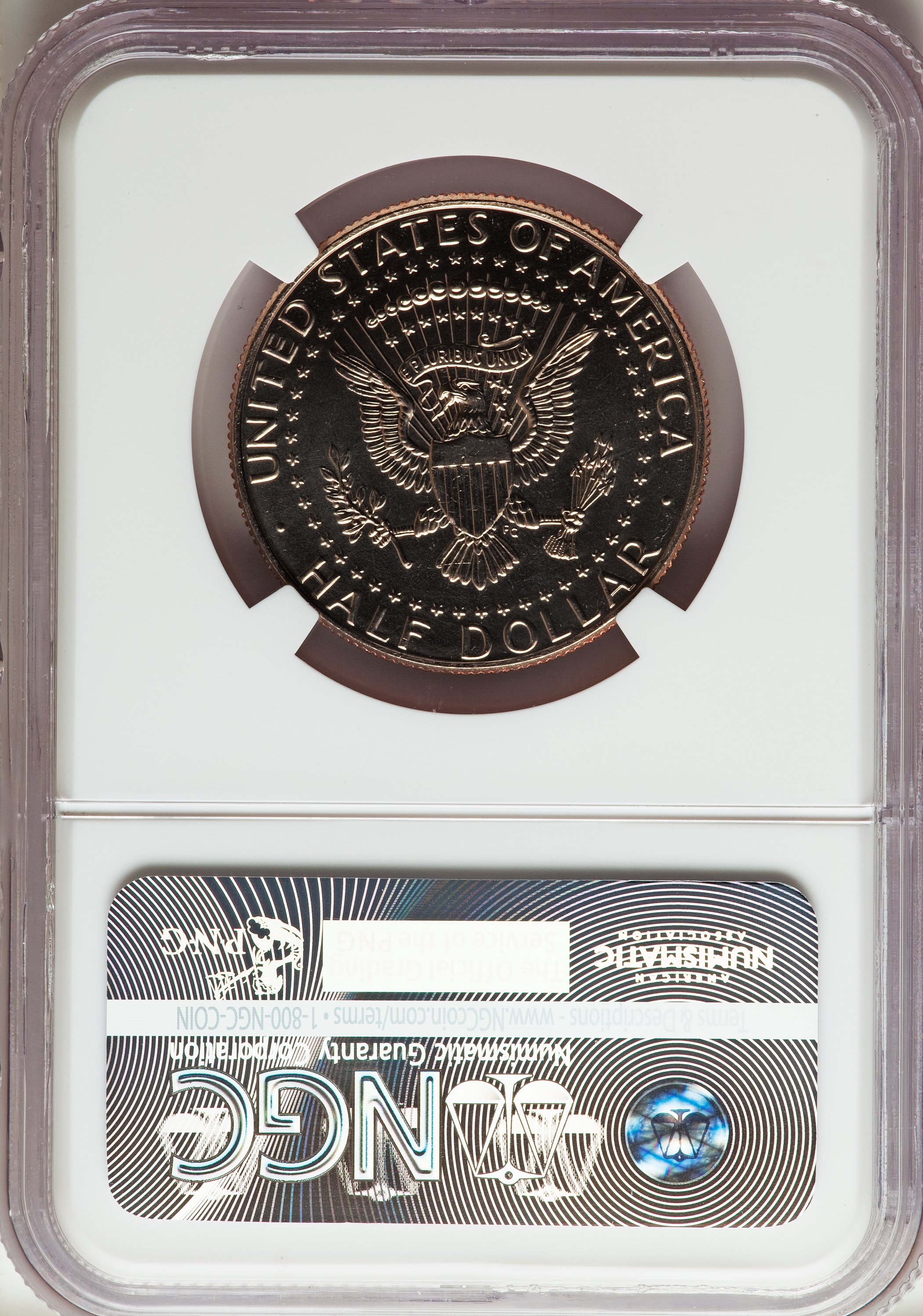 image for: 2014-P 50C High Relief, Clad, Kennedy 50th Anniversary, SP68 NGC. NGC Census: (0/0). PCGS Population: (33/2)....