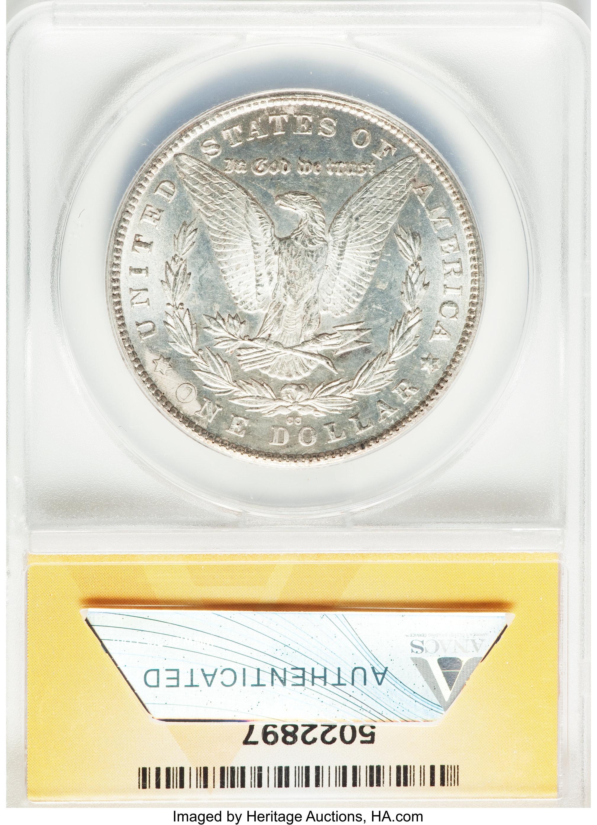1880-CC $1  8/Low 7 MS PL MS62 PL CAC thumbnail 4