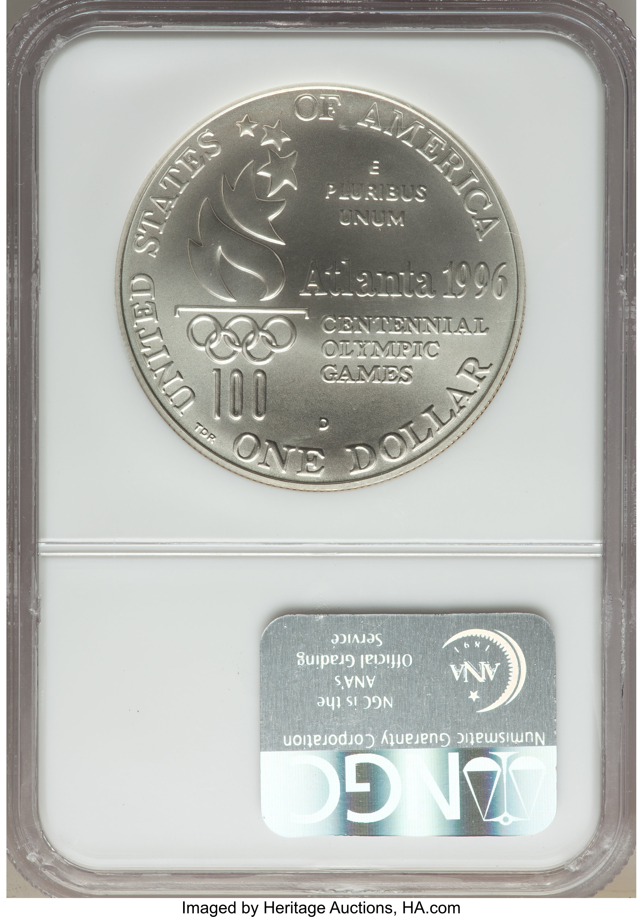 1996-D S$1 Atlanta Olympics Rowing MS64 thumbnail 20