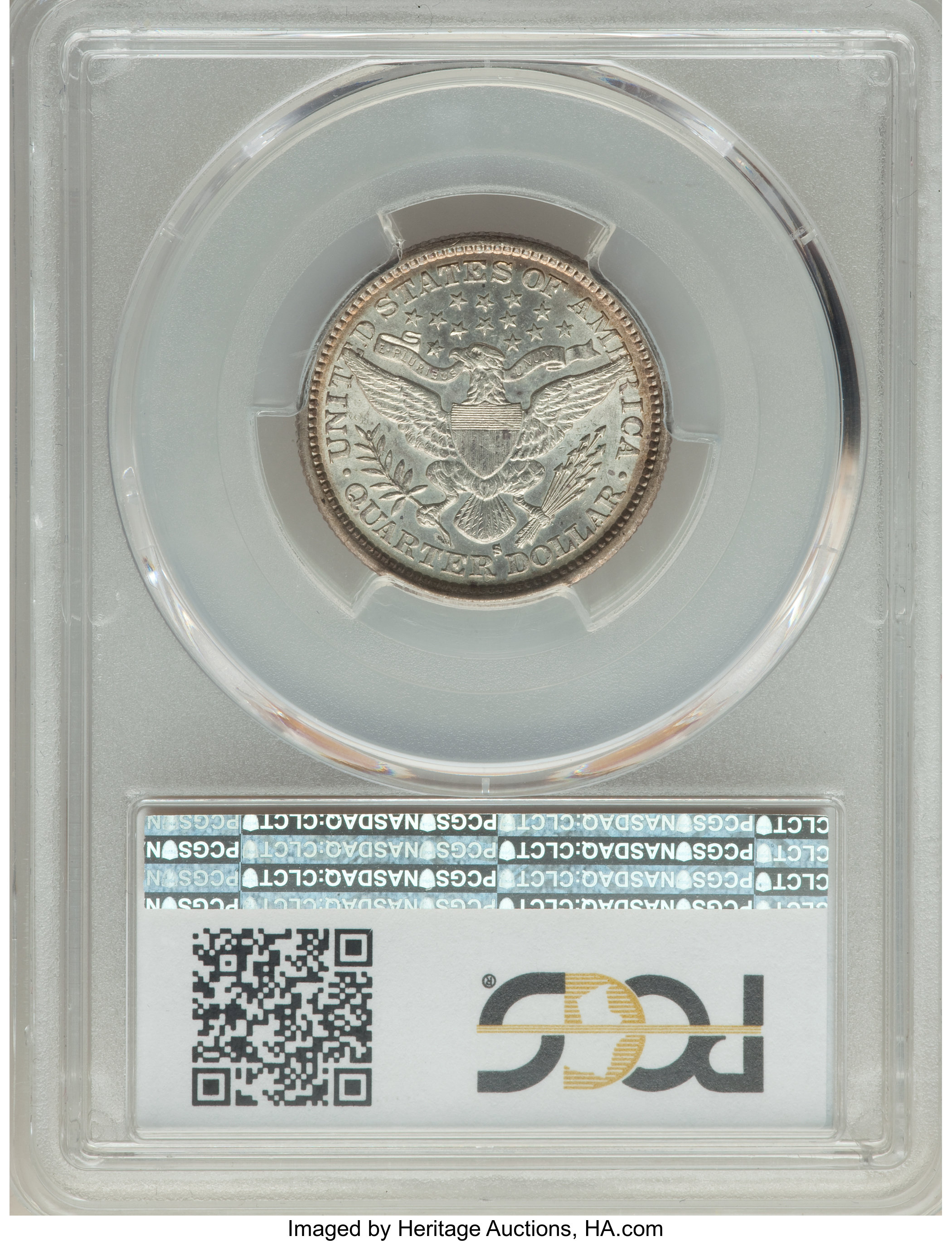 1900-S 25c MS61 CAC thumbnail 2