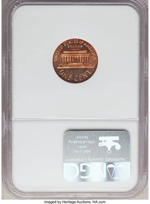 image for: 1965 1C SMS MS66 Red Cameo NGC. NGC Census: (27/10). PCGS Population: (15/2)....