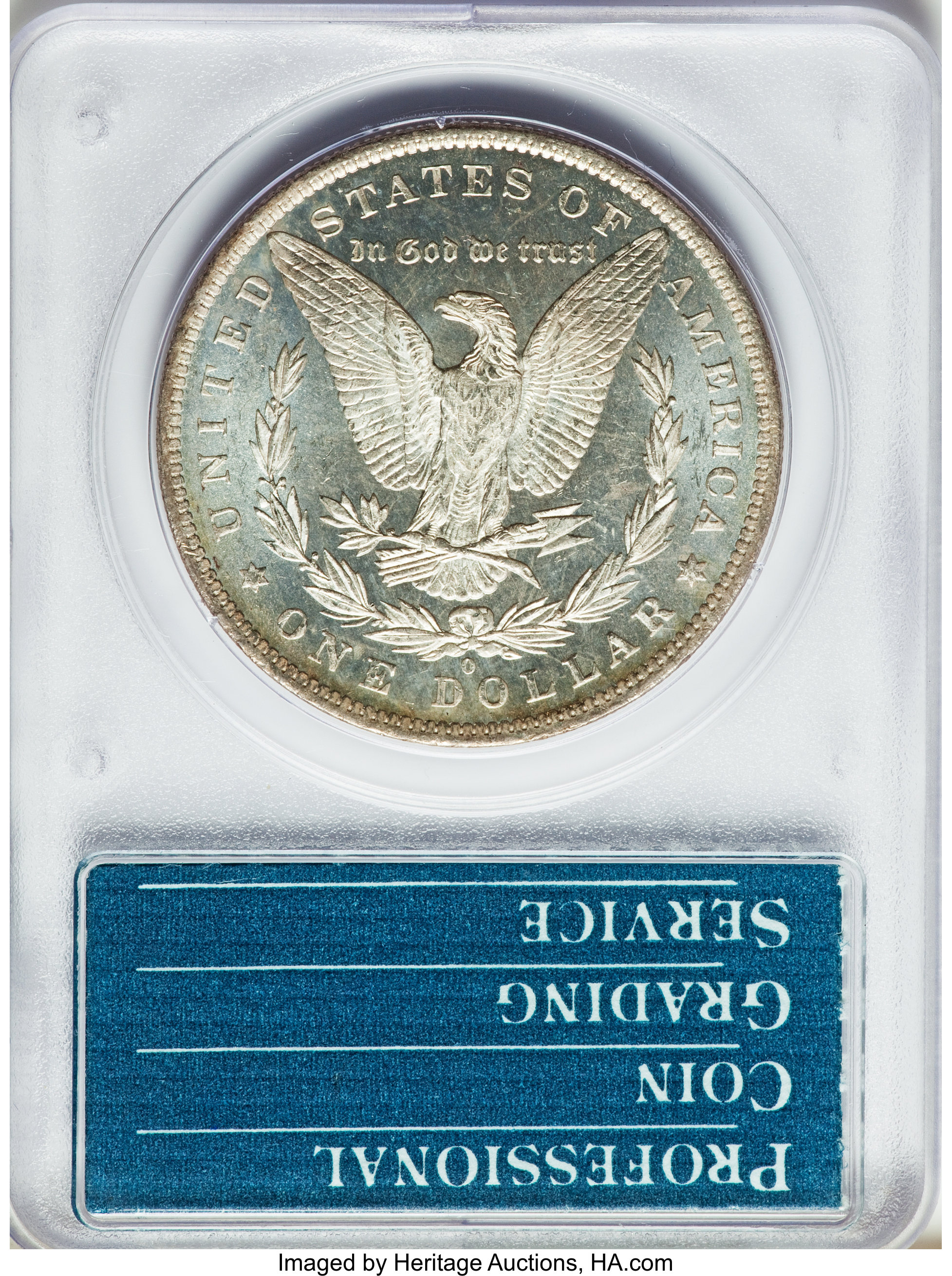 1883-O $1  MS DMPL AU50 DMPL CAC thumbnail 2