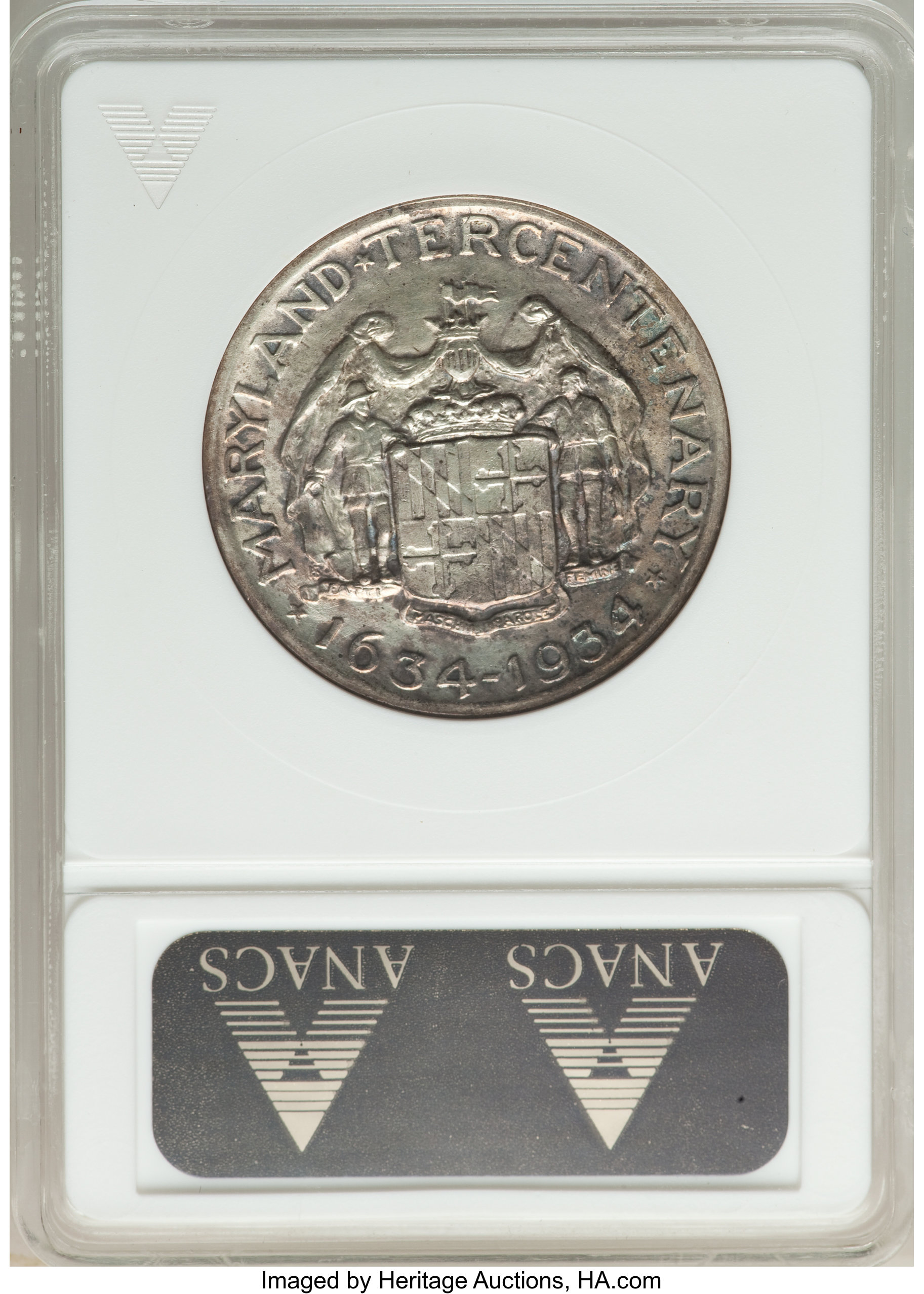 1934 50c Maryland AU55 thumbnail 2