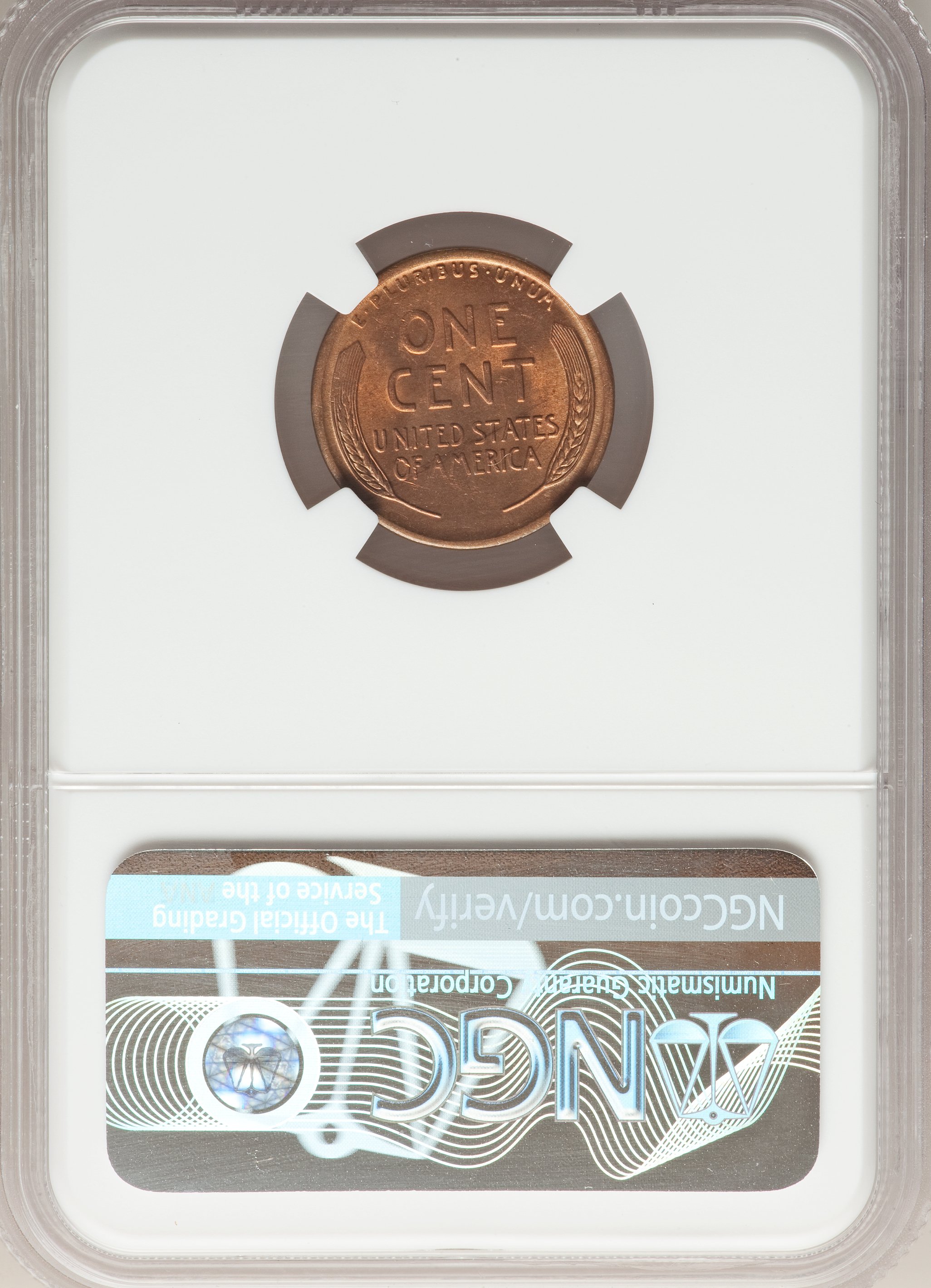 1919-D 1c MS RD MS62 RD CAC thumbnail 2