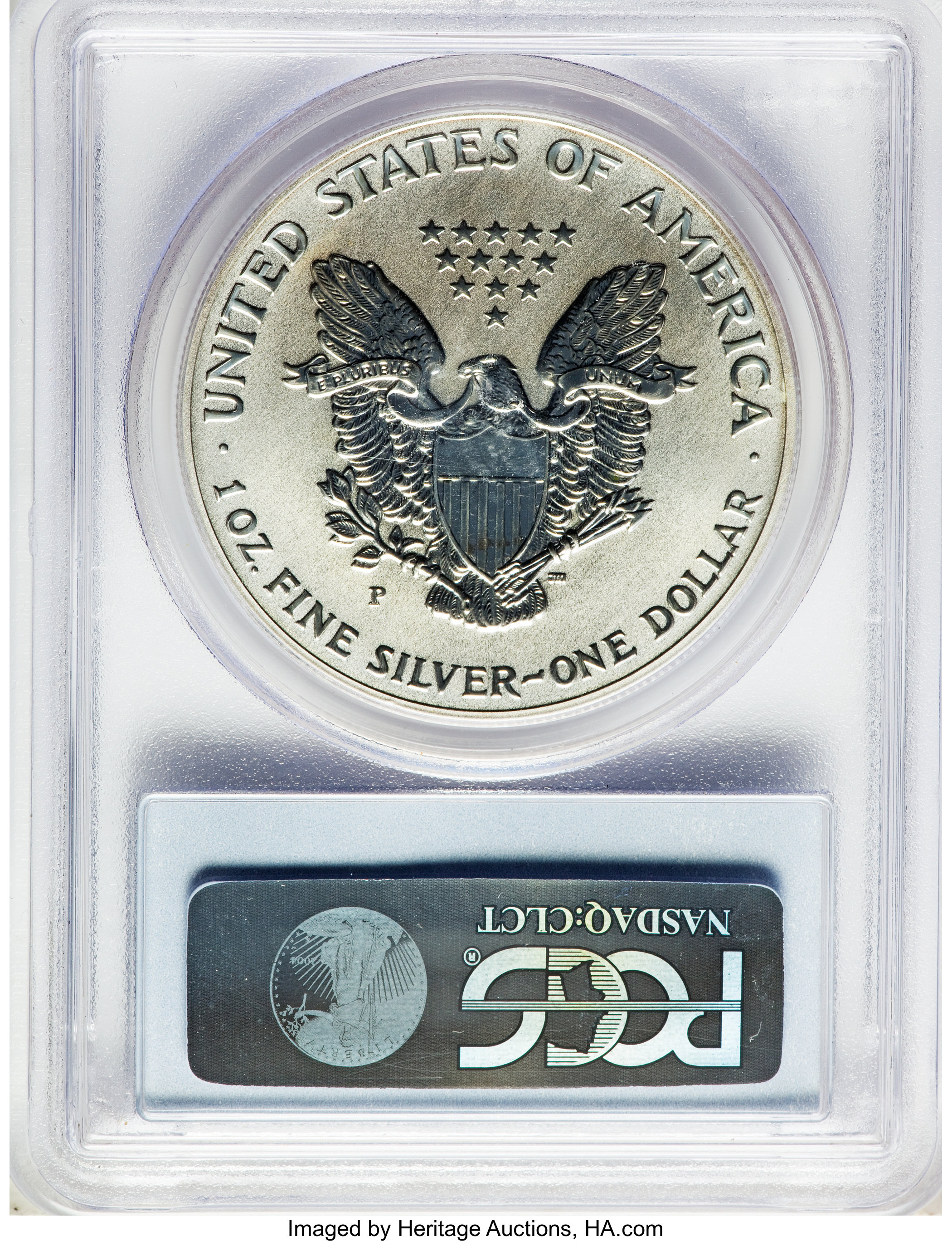 2006-P $1  Silver Eagle, Reverse Proof PR65 CAC thumbnail 14