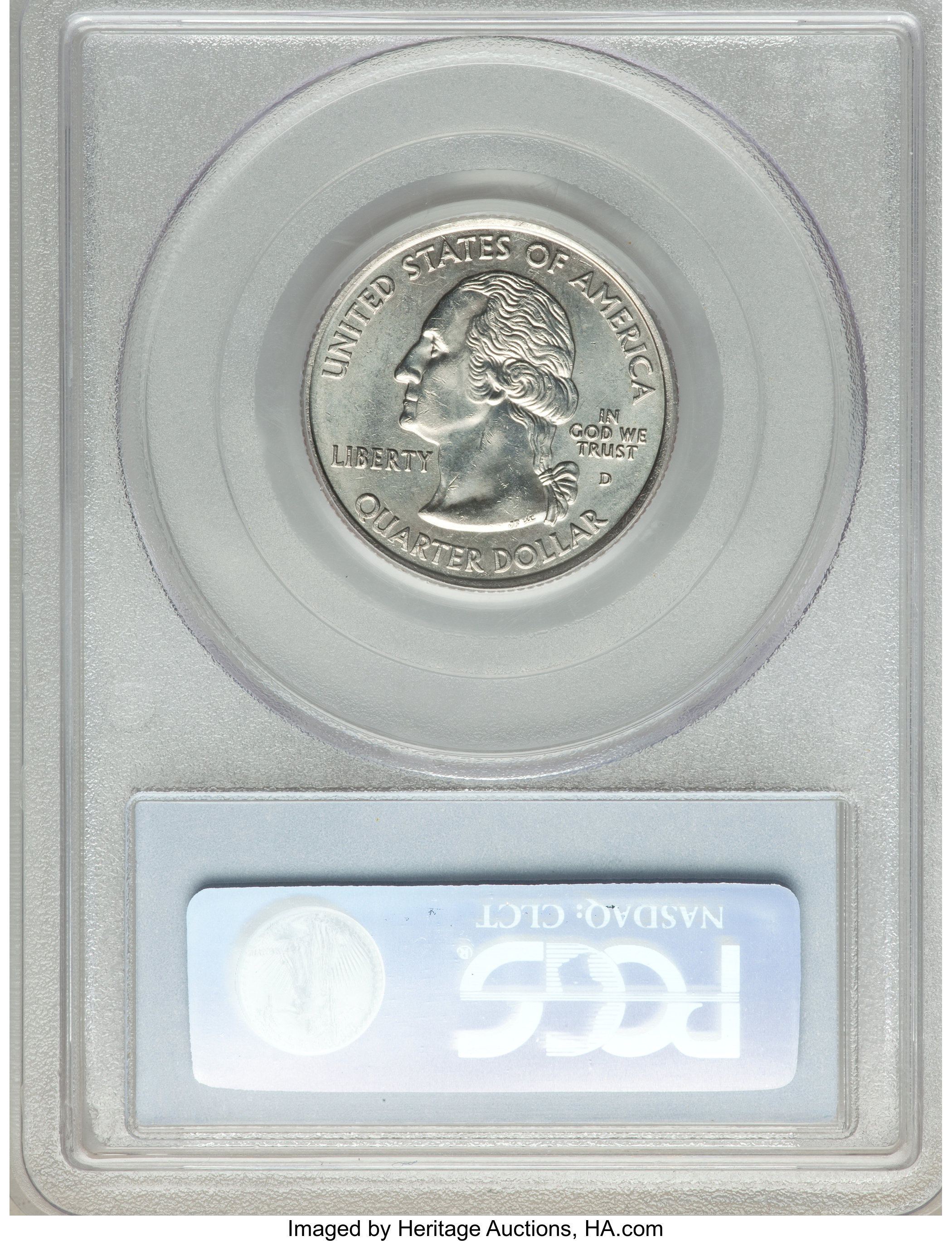 2004-D 25c Wisconsin, Extra Leaf Low MS63 thumbnail 8