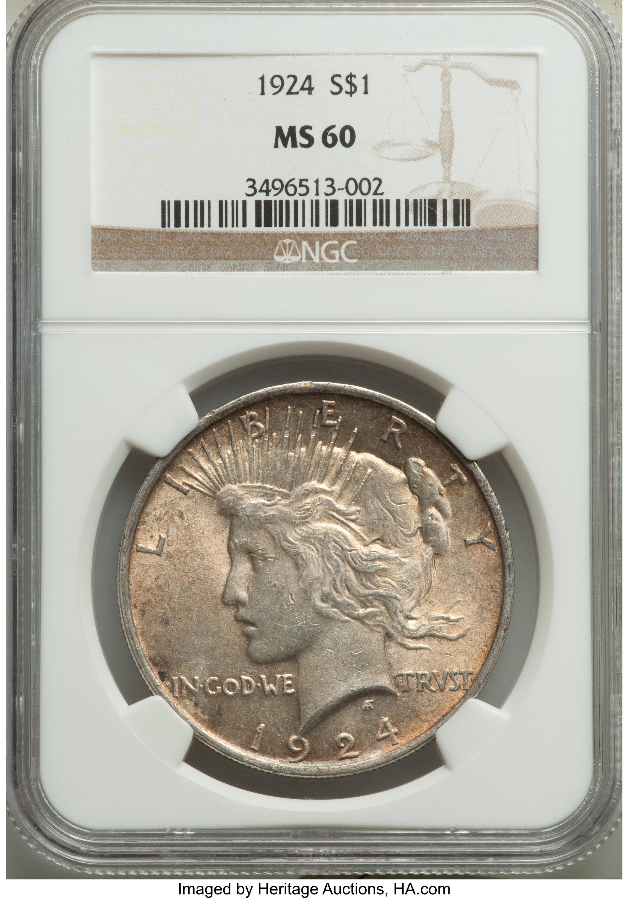 1924 $1 MS60 thumbnail 4