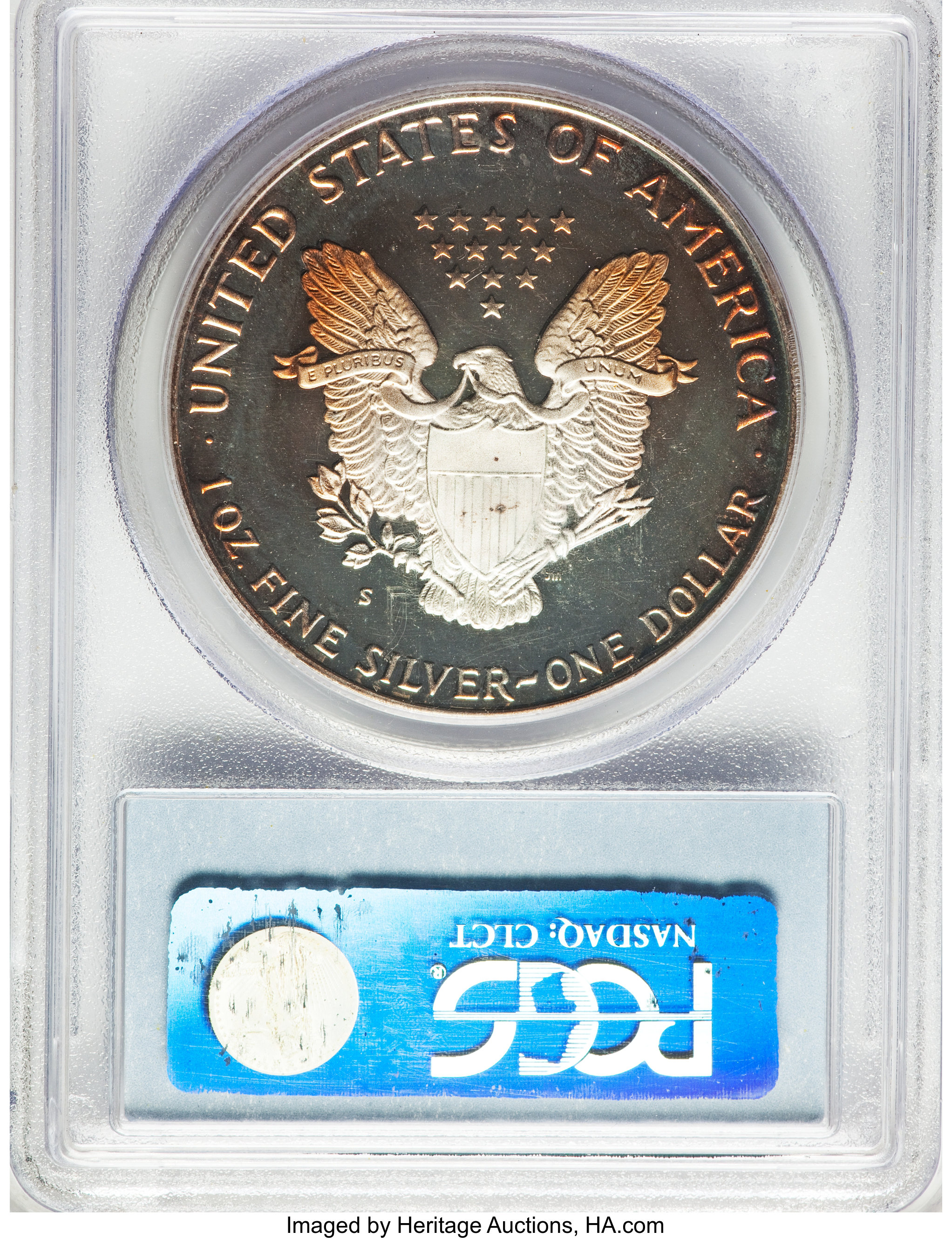 1987-S $1  Silver Eagle PR DCAM PR64 DCAM thumbnail 18
