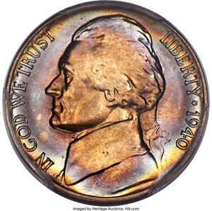 image for: 1940-D 5C MS66 Full Steps PCGS. PCGS Population: (1178/165). NGC Census: (174/42). CDN: $30 Whsle. Bid for problem-free NGC...