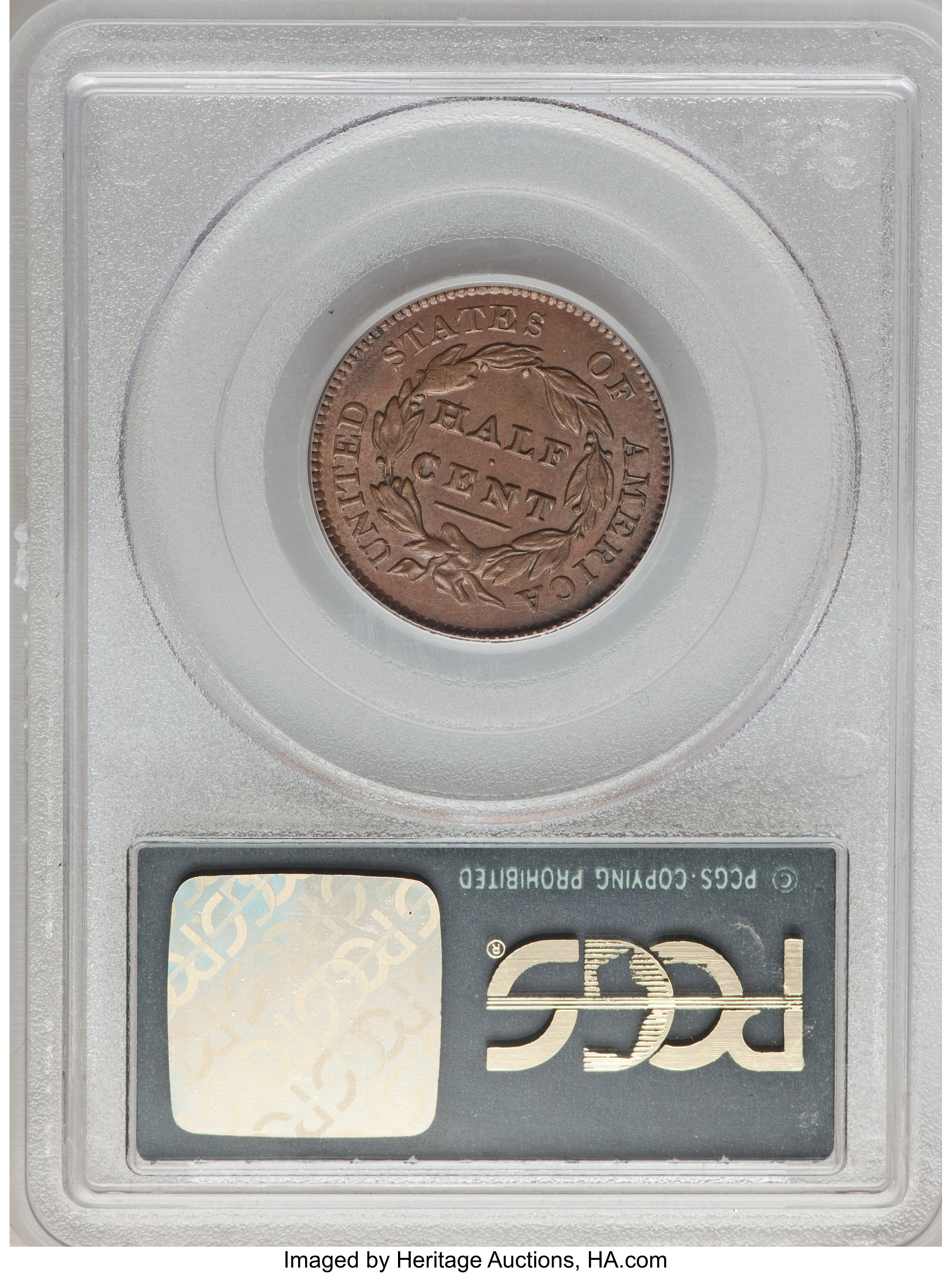 1829 1/2c MS BN MS63 BN thumbnail 16
