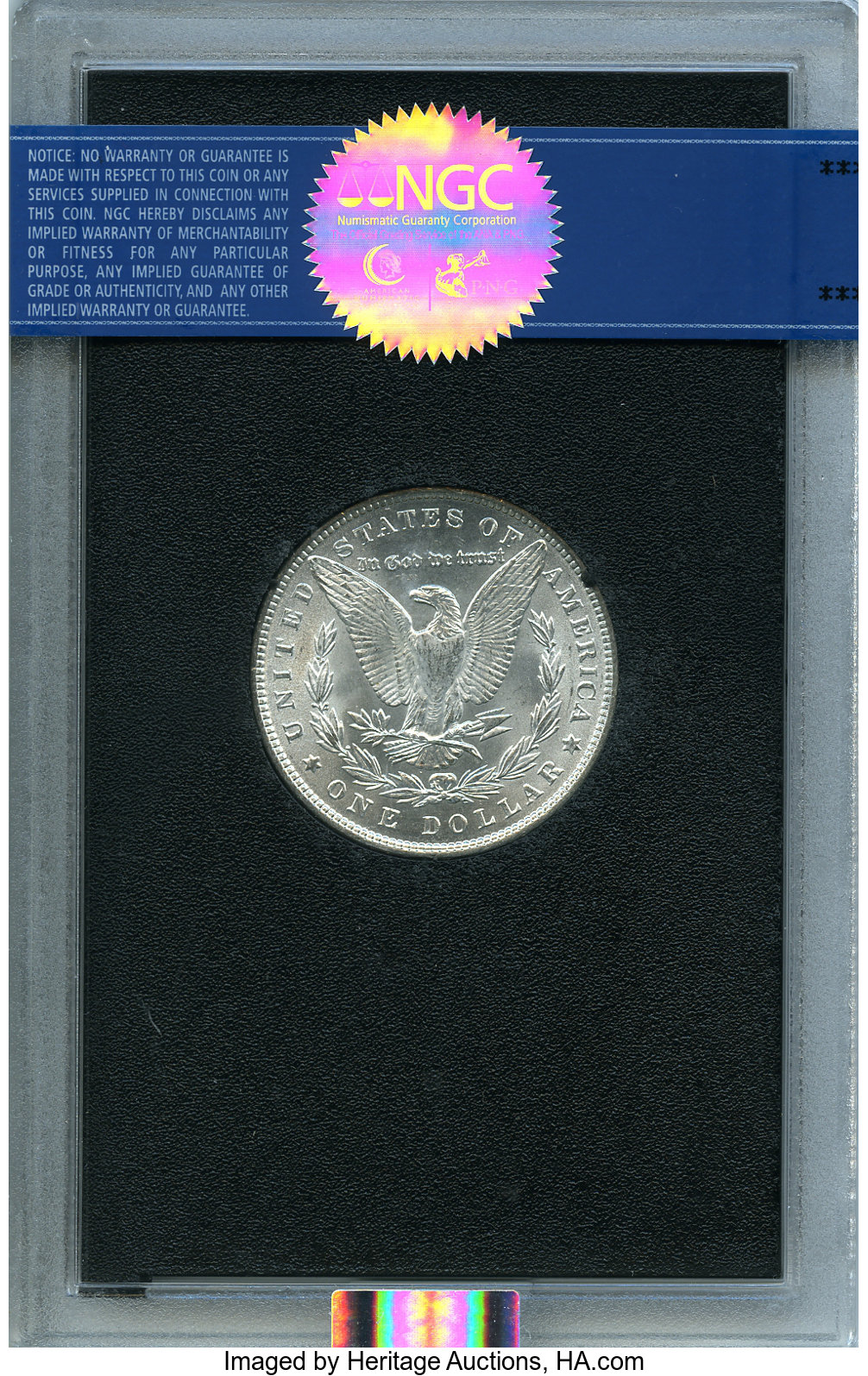 image for: 1886 $1 GSA Hoard MS64 NGC. NGC Census: (0/0). PCGS Population: (1/0). MS64. ...