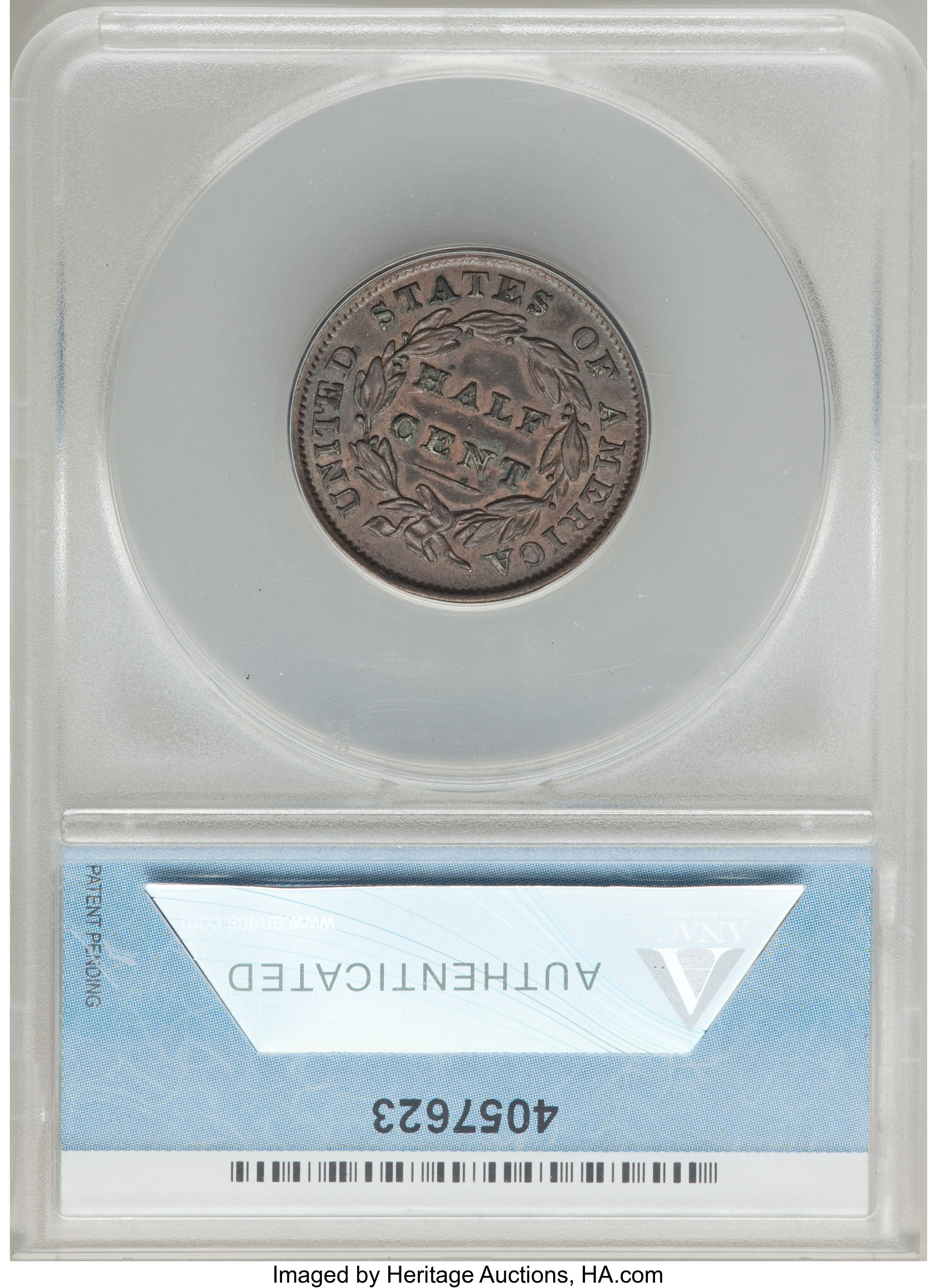 1835 1/2c C-1 MS BN VG10 BN thumbnail 11