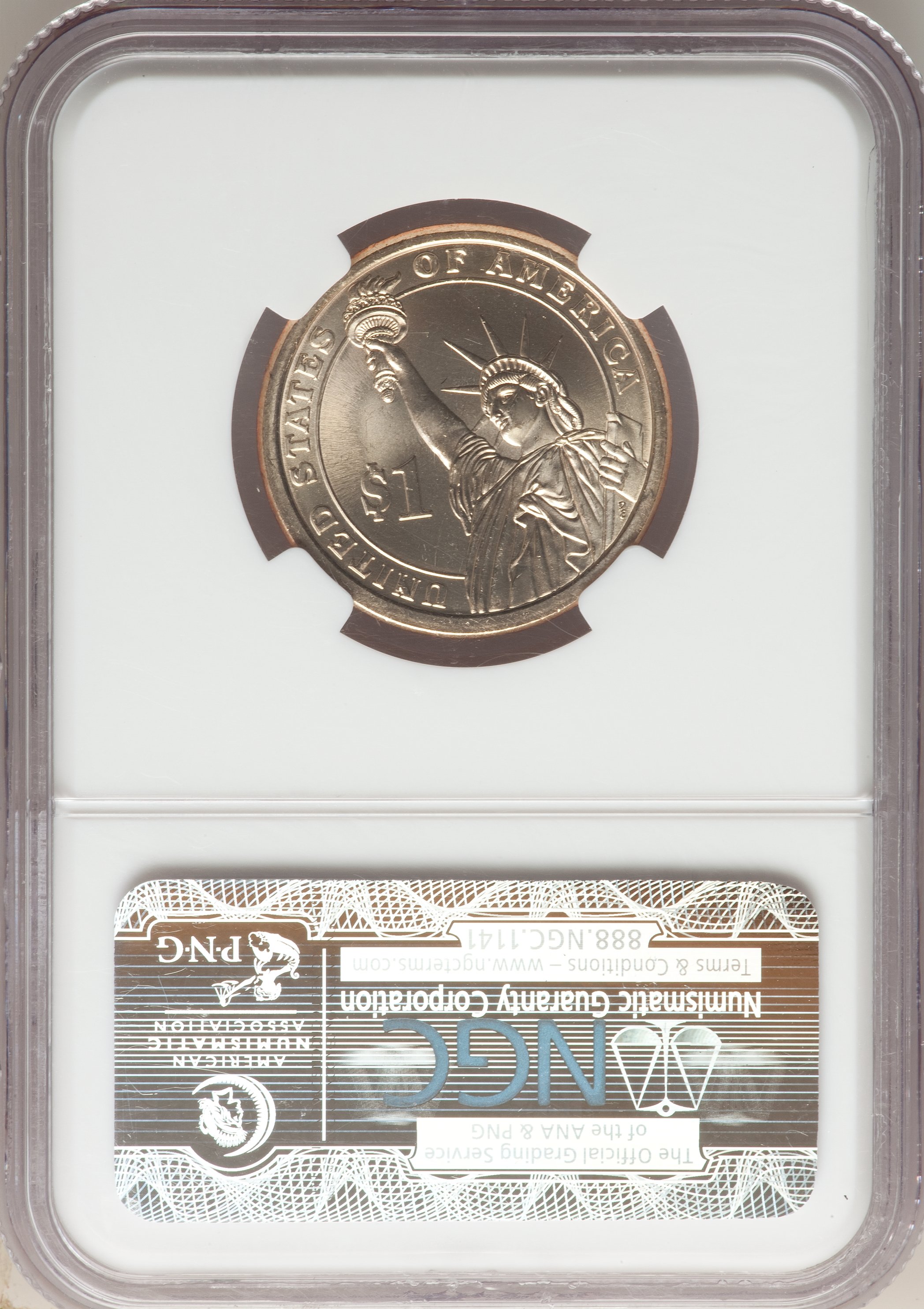 (2007) $1  George Washington, Missing Edge Lettering MS66 thumbnail 10