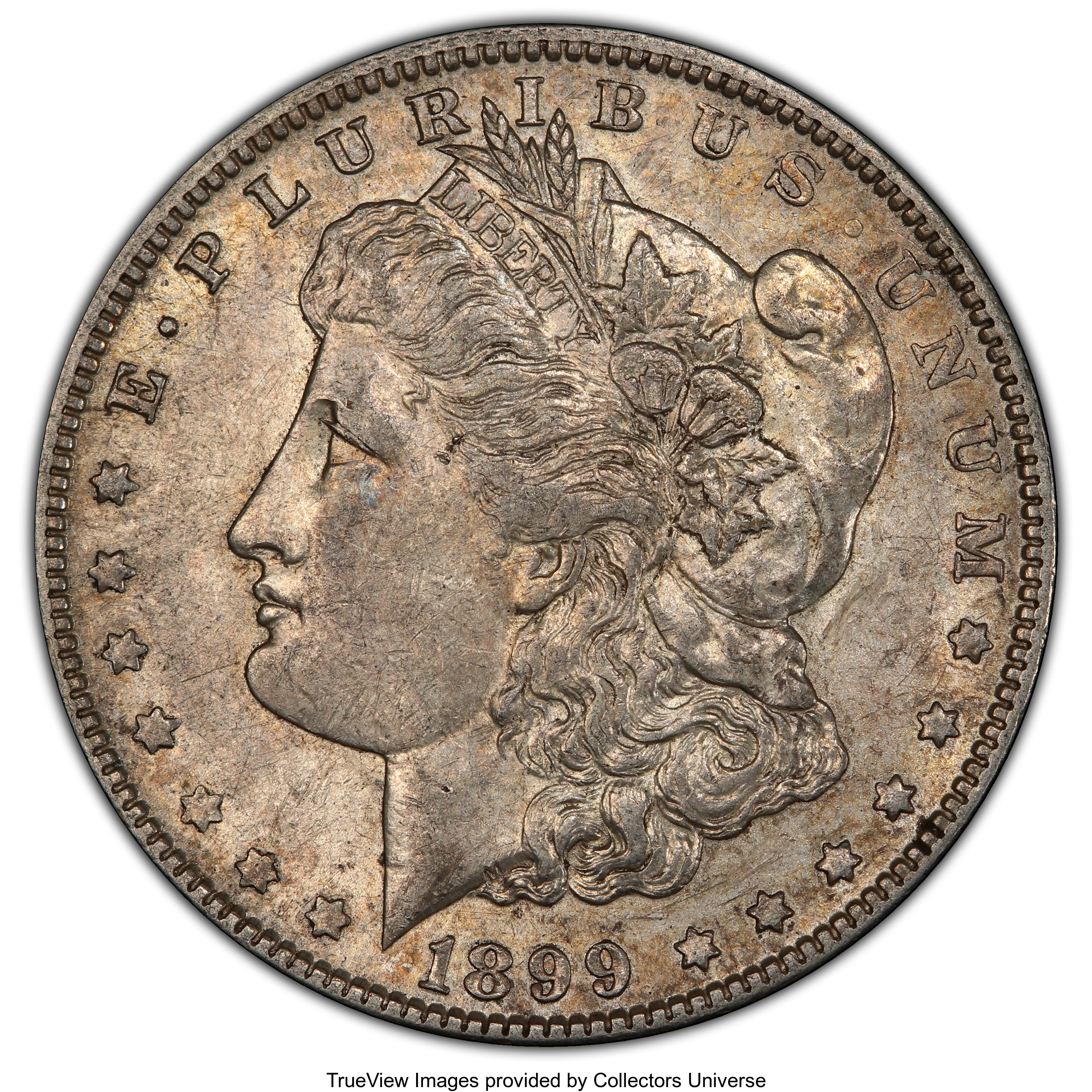 image for: 1899-O $1 Micro O, VAM-32, AU50 PCGS.  A Top 100 Variety. PCGS Population: (3/16 and 0/0+). NGC Census: (0/0 and 0/0+). AU5...