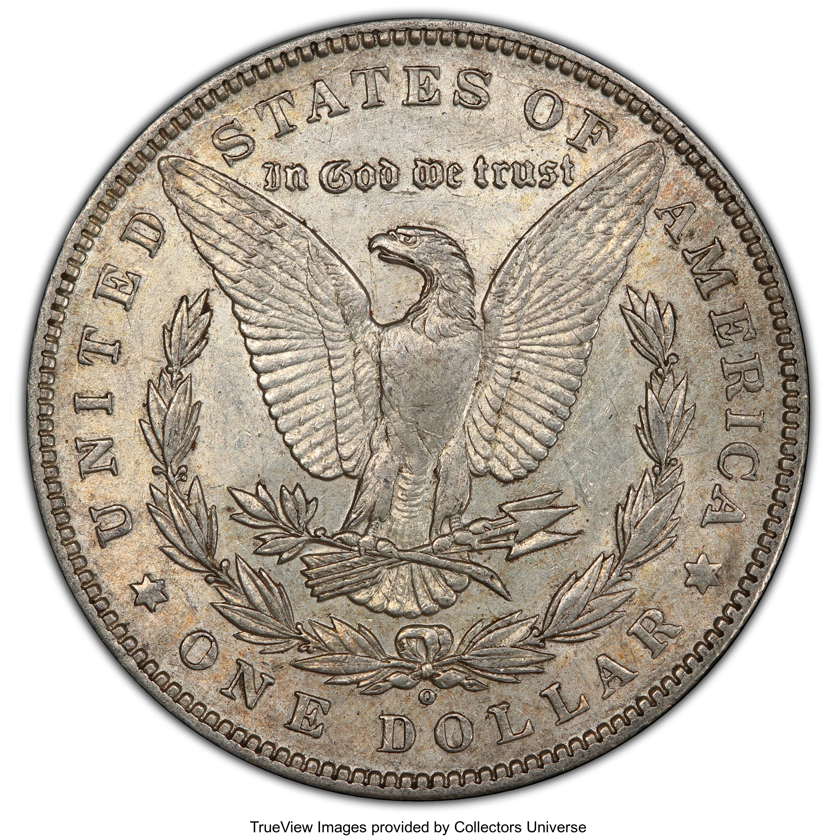 image for: 1899-O $1 Micro O, VAM-32, AU50 PCGS.  A Top 100 Variety. PCGS Population: (3/16 and 0/0+). NGC Census: (0/0 and 0/0+). AU5...