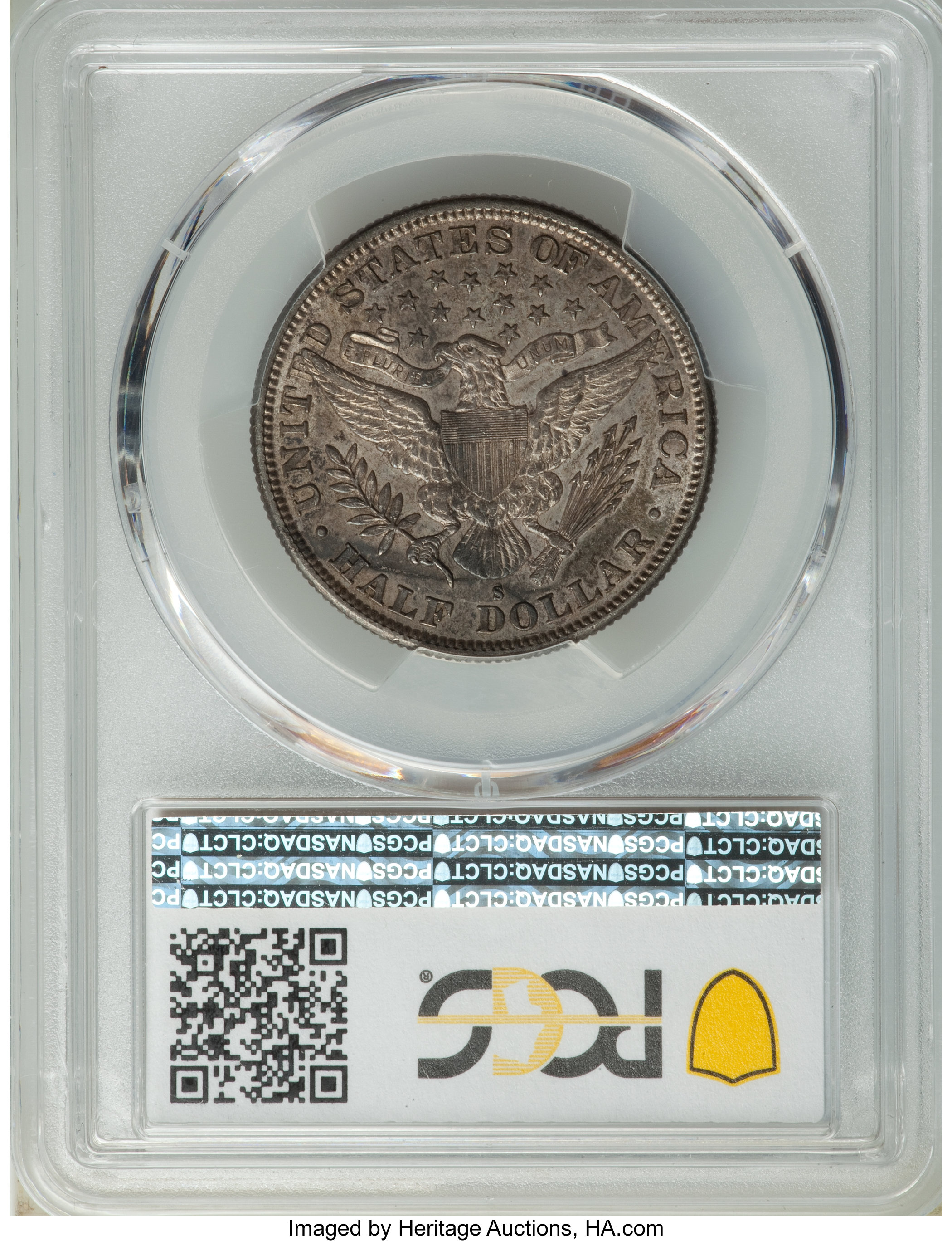 1895-S 50c AU53 thumbnail 2