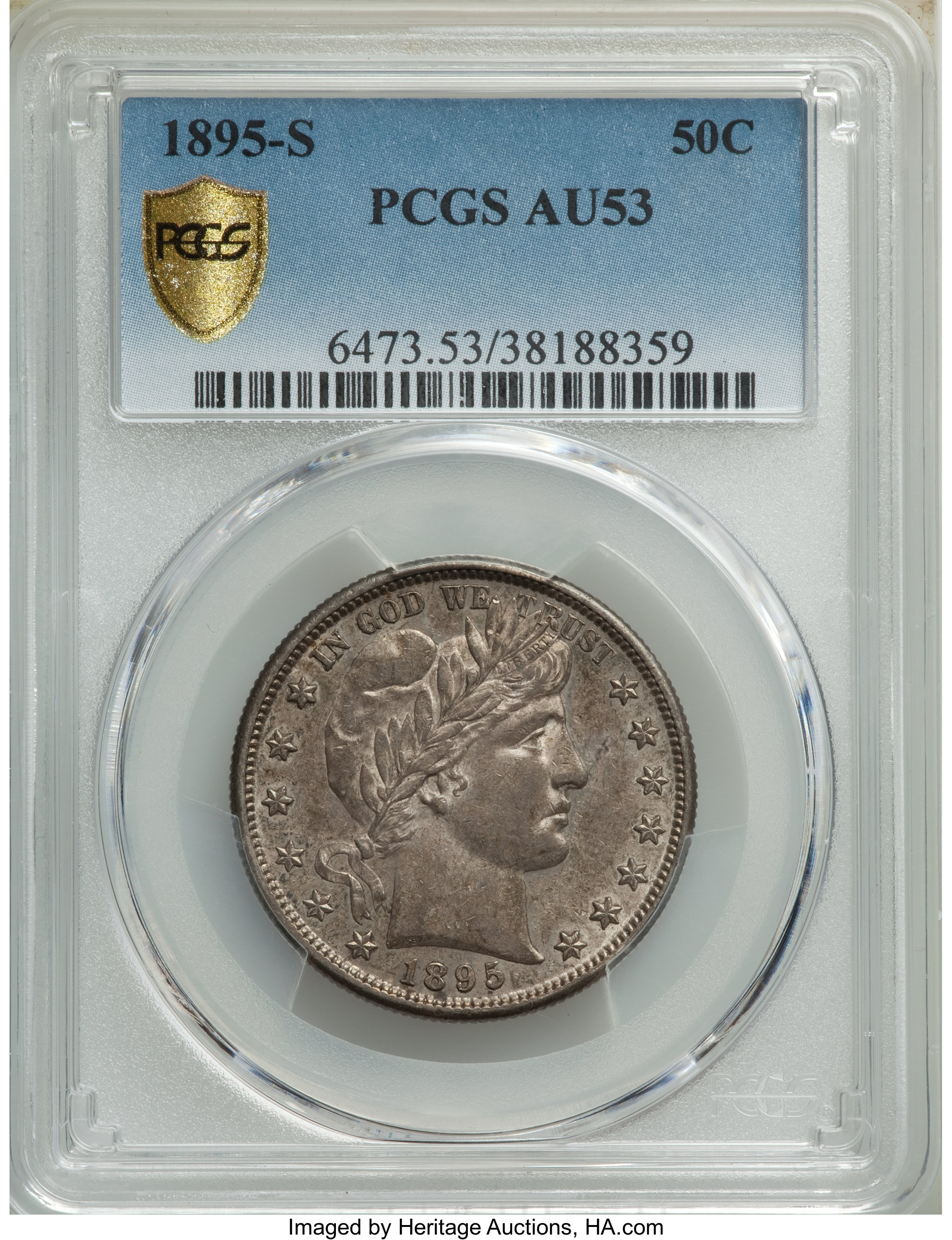1895-S 50c AU53 thumbnail 4