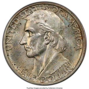 image for: 1937-D 50C Boone MS66 PCGS. PCGS Population: (187/60 and 6/7+). NGC Census: (114/33 and 2/0+). CDN: $335 Whsle. Bid for NGC...
