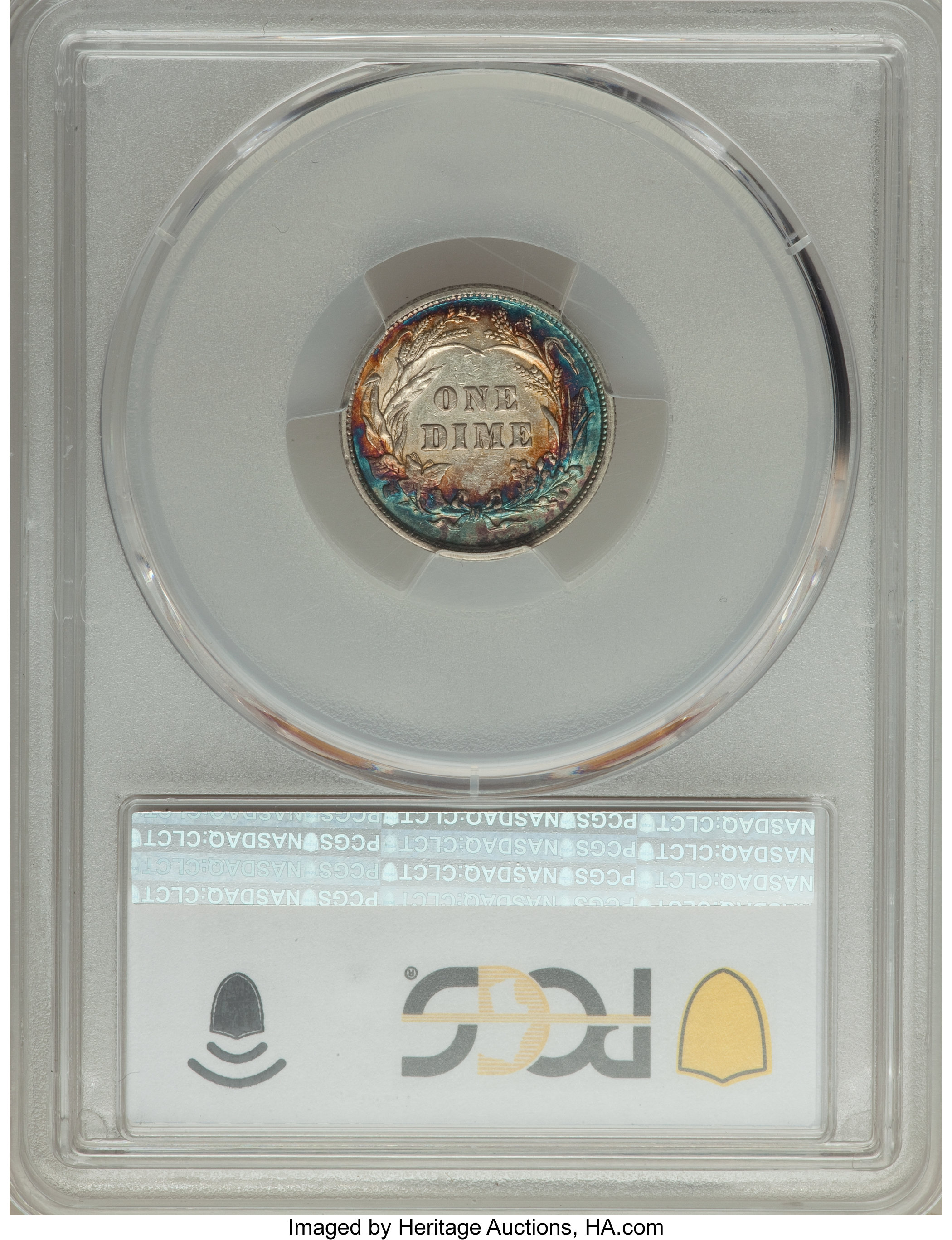 1895 10c AU55 thumbnail 2