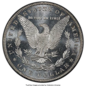 image for: 1882 $1 MS64 Prooflike PCGS. PCGS Population: (120/41). NGC Census: (93/19). CDN: $280 Whsle. Bid for NGC/PCGS MS64. Mintag...