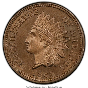 image for: 1862 1C PR64 PCGS. CAC. PCGS Population: (145/115). NGC Census: (98/107). CDN: $1,200 Whsle. Bid for NGC/PCGS PR64. Mintage...