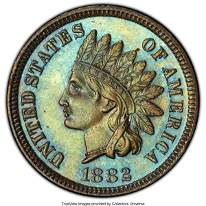 image for: 1882 1C PR66 Brown PCGS. CAC. PCGS Population: (60/24). NGC Census: (47/6). CDN: $700 Whsle. Bid for NGC/PCGS PR66. Mintage...