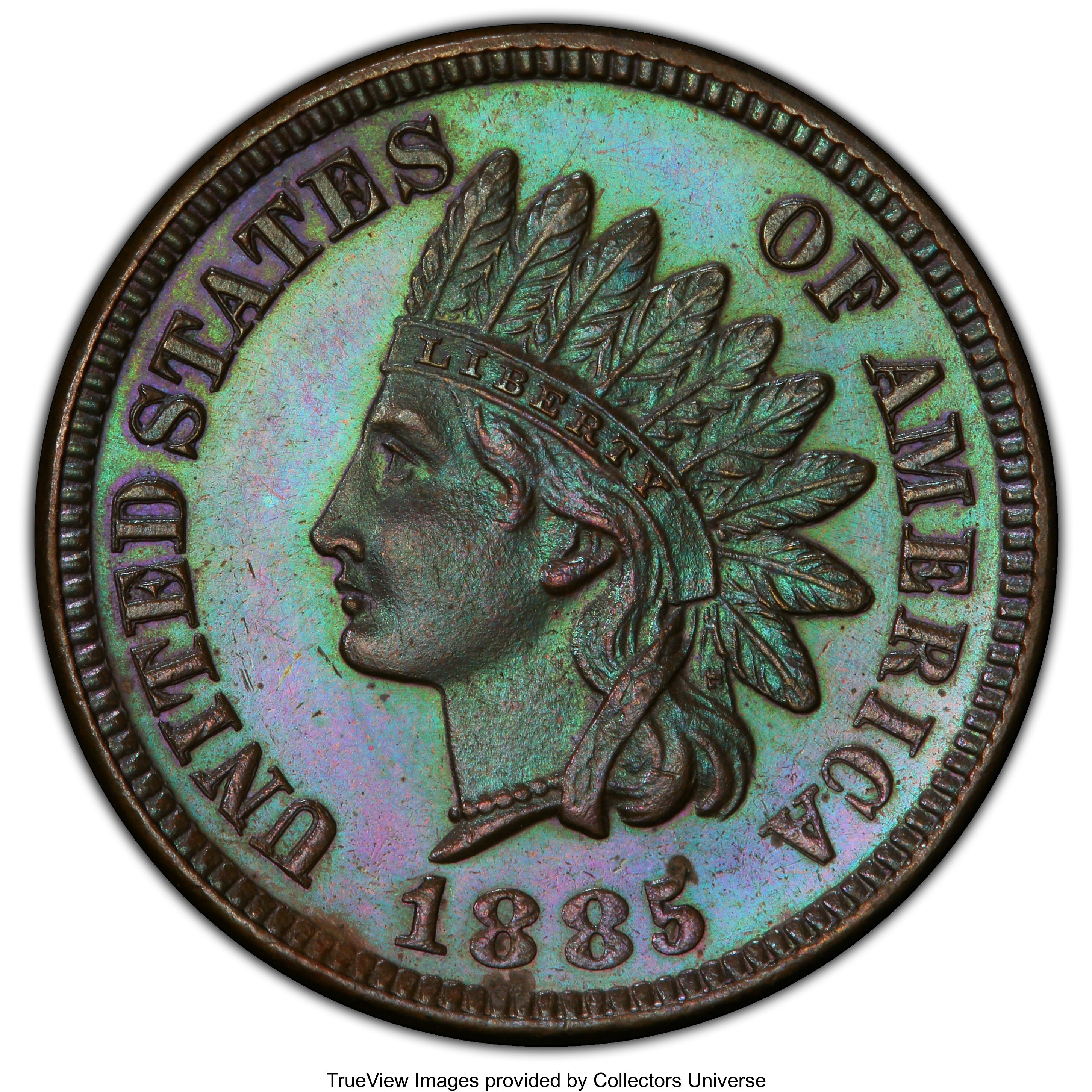 image for: 1885 1C PR66 Brown PCGS. CAC. PCGS Population: (95/34 and 7/5+). NGC Census: (61/15 and 0/1+). CDN: $700 Whsle. Bid for NGC...