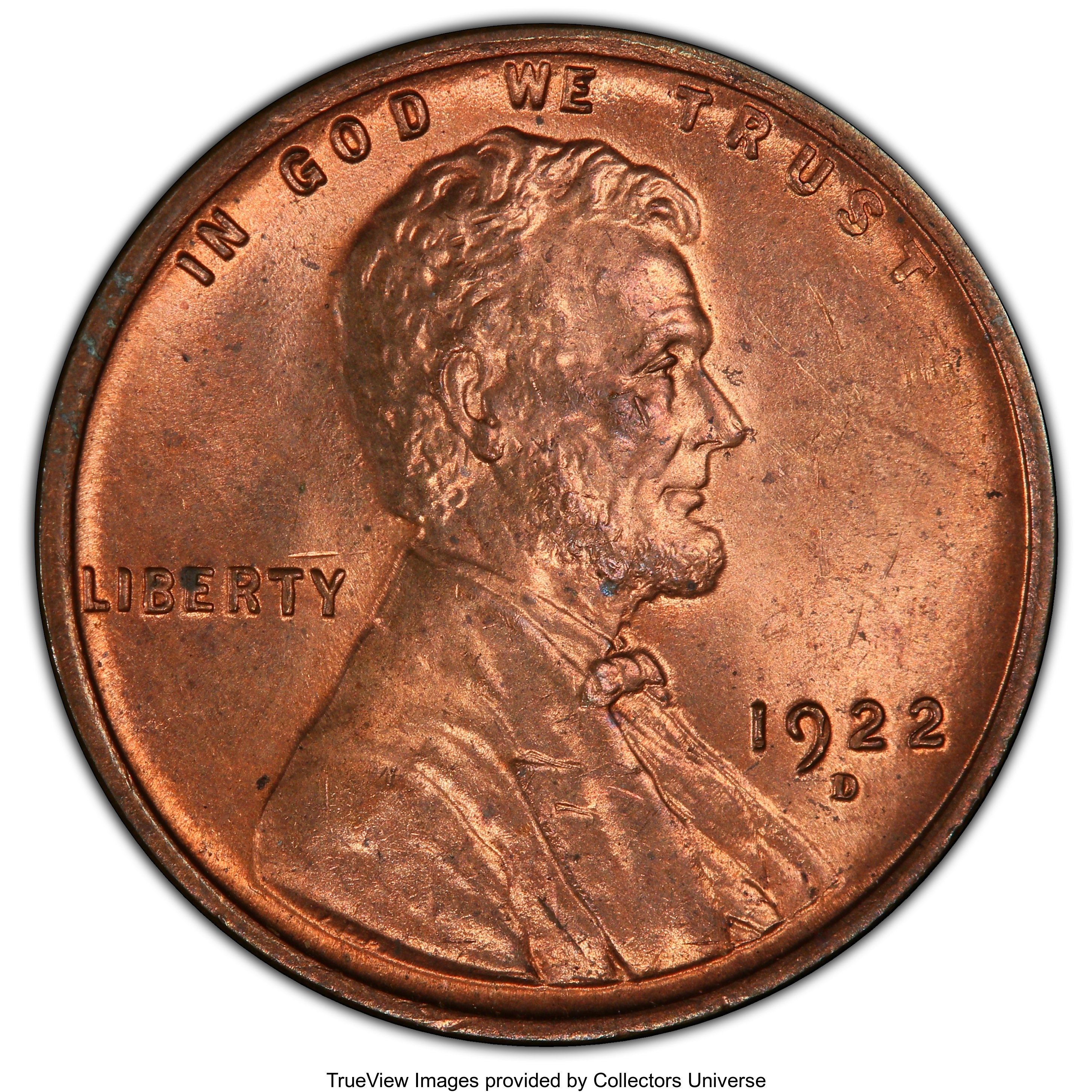 image for: 1922-D 1C MS64+ Red PCGS. CAC. PCGS Population: (276/112 and 6/18+). NGC Census: (99/26 and 0/0+). CDN: $390 Whsle. Bid for...