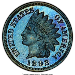 image for: 1892 1C PR65 Brown PCGS. PCGS Population: (15/13). NGC Census: (12/3). CDN: $325 Whsle. Bid for NGC/PCGS PR65. Mintage 2,74...
