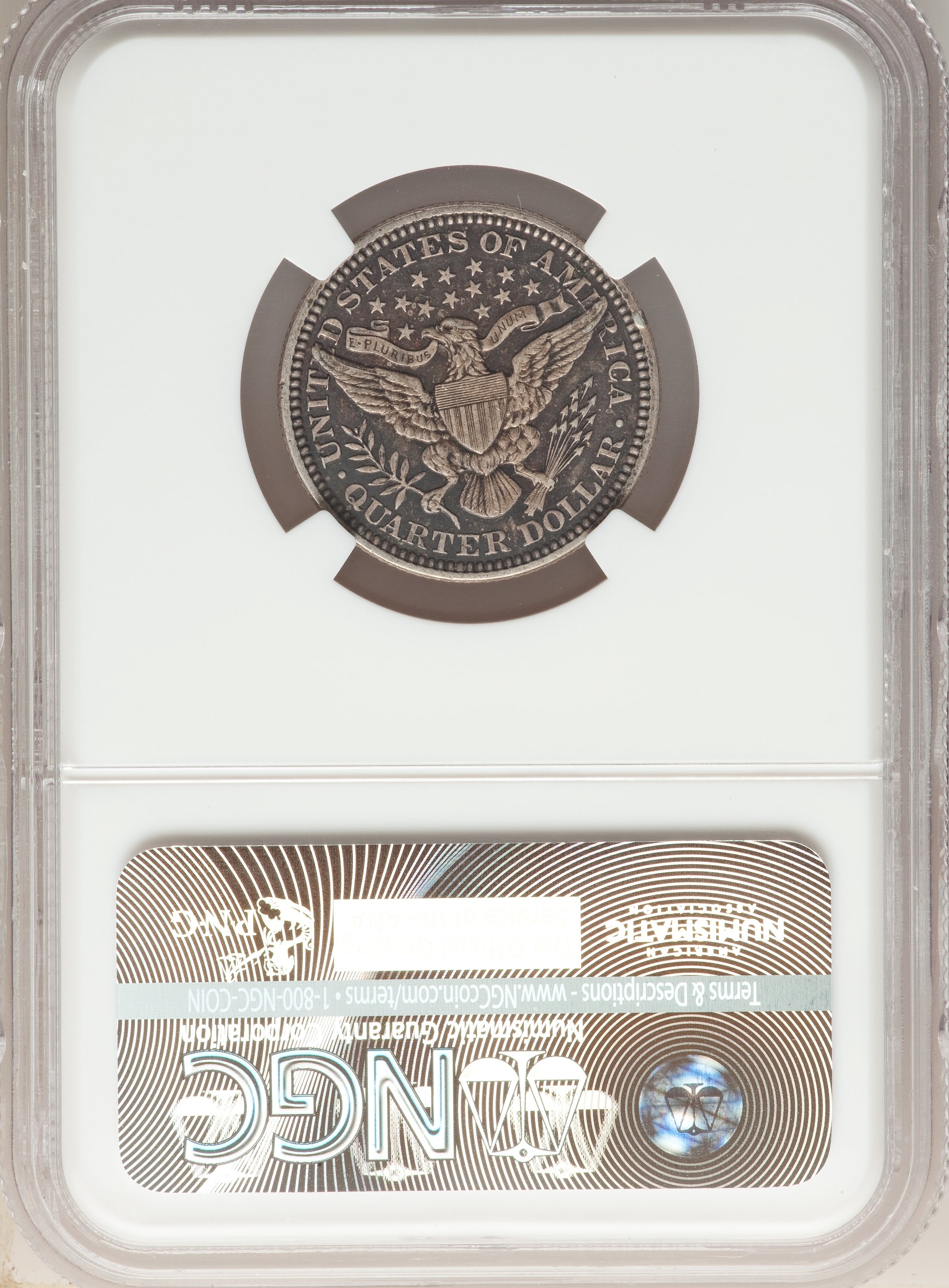 1914 25c MS61 CAC thumbnail 2
