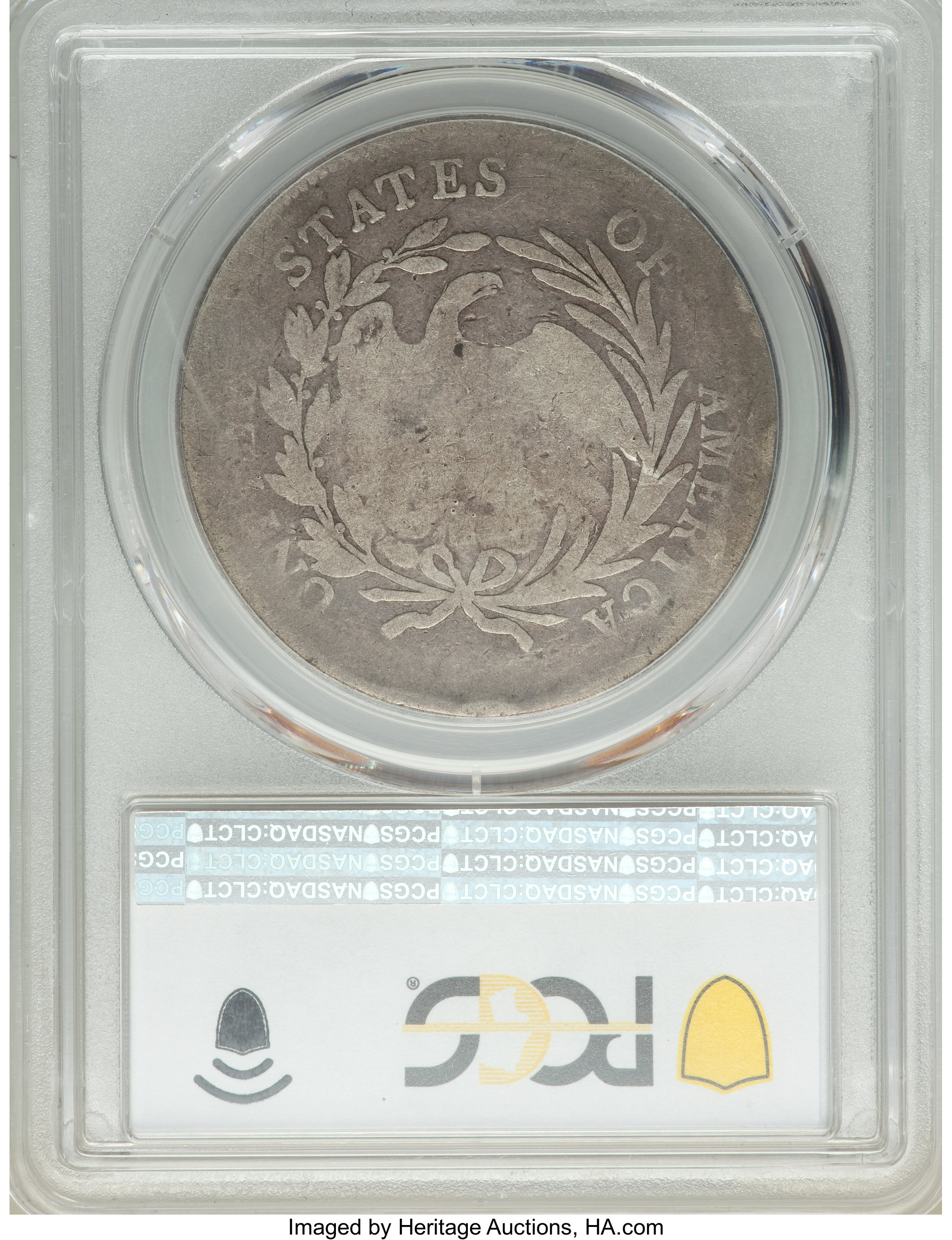 1795 $1  Draped Bust, Off-Center Bust AG2 thumbnail 2