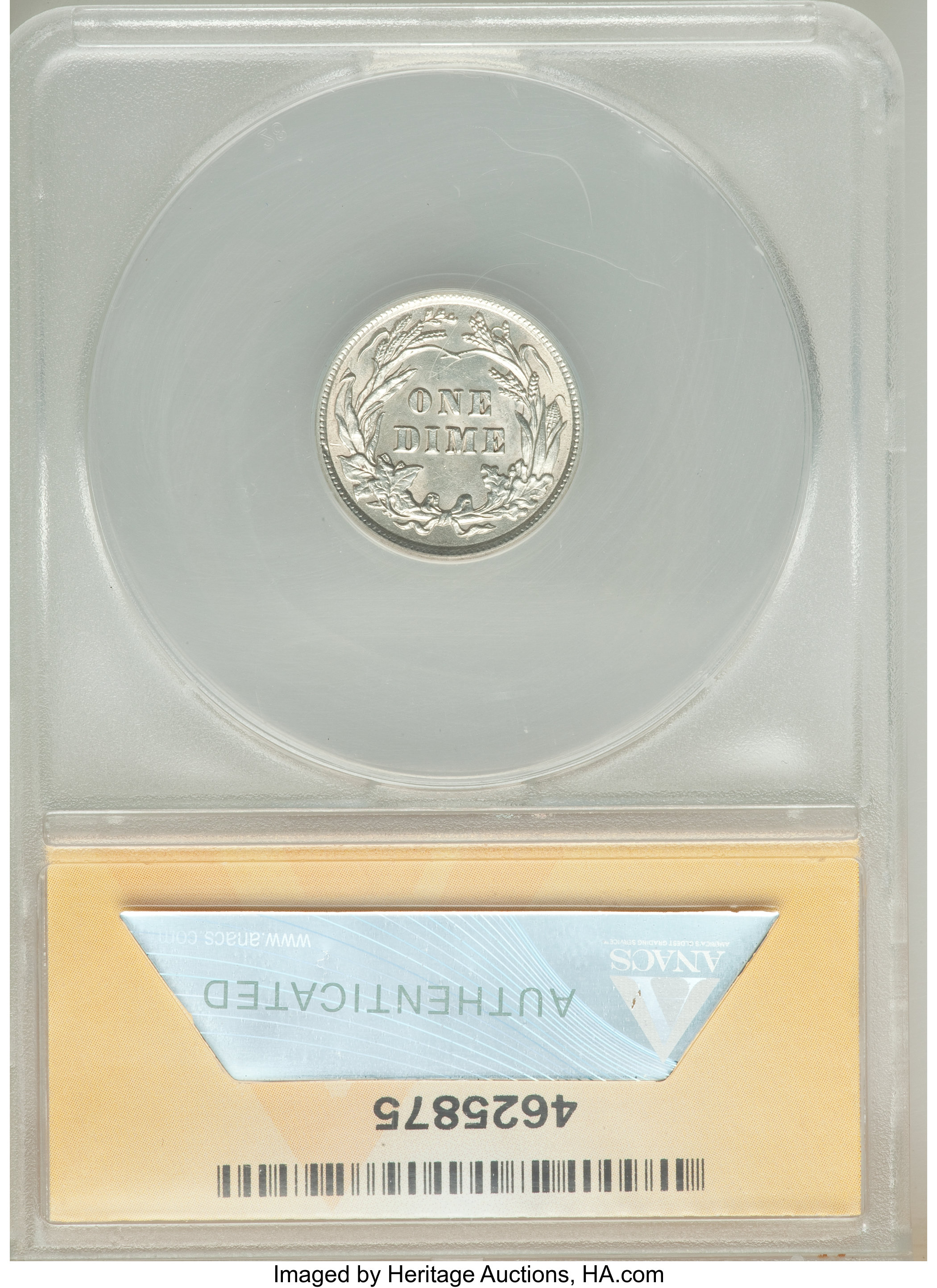 1913 10c MS60 thumbnail 2