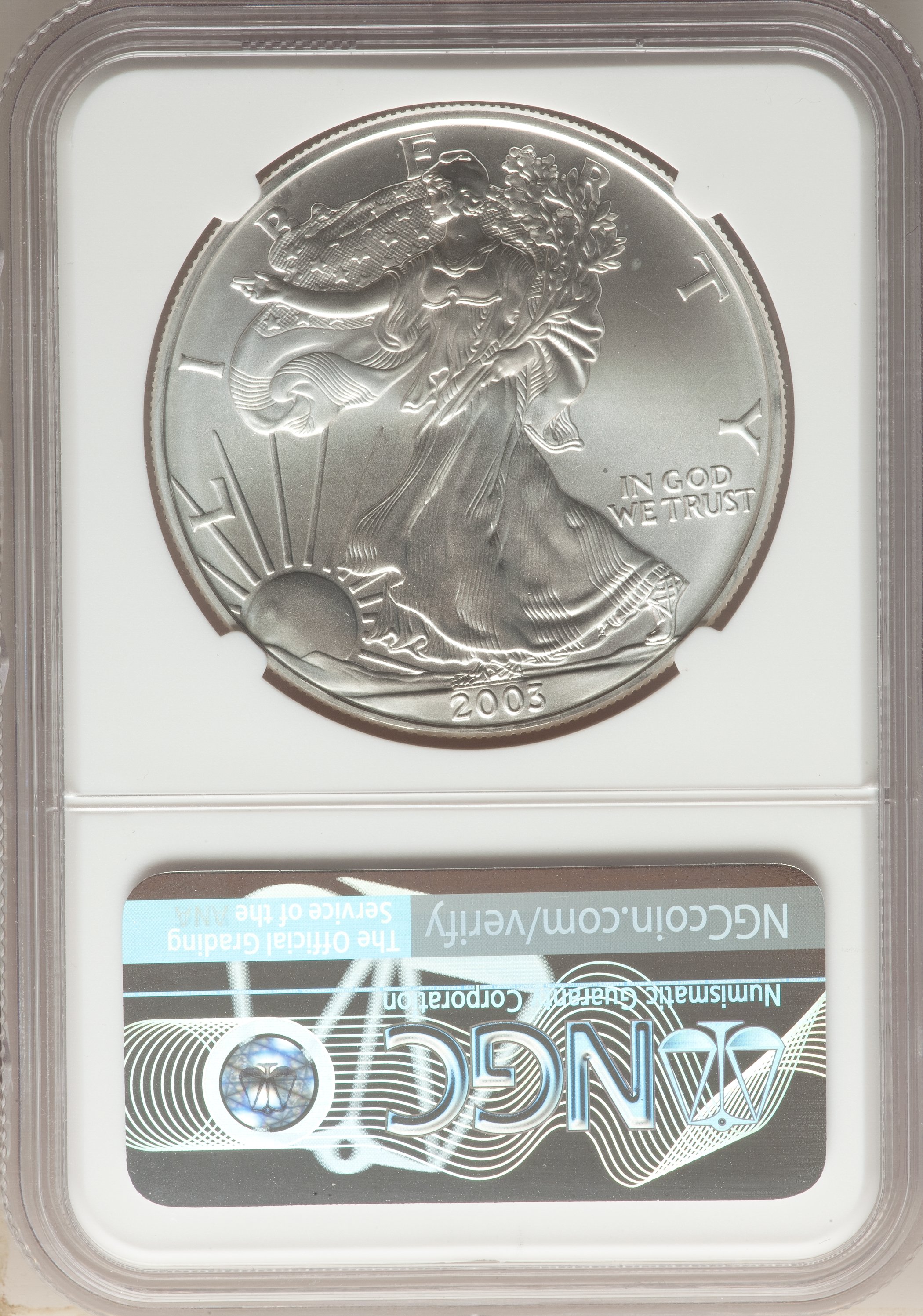 2003 $1  Silver Eagle MS69 thumbnail 10