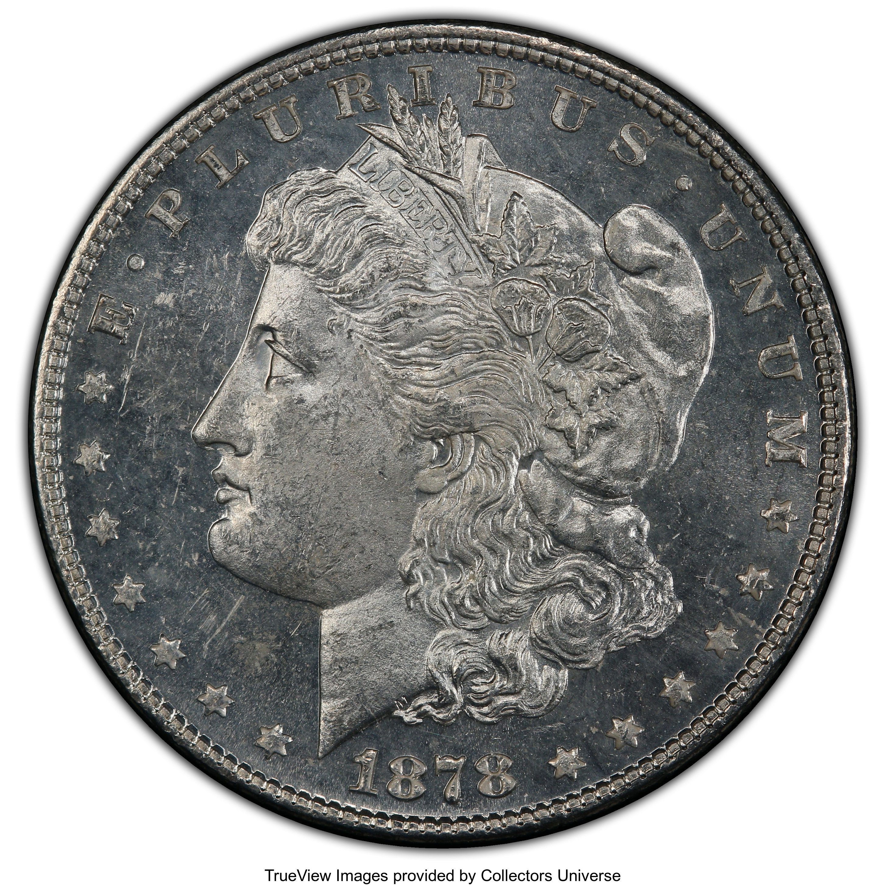 image for: 1878 7/8TF $1 Weak MS63 Prooflike PCGS. PCGS Population: (63/33 and 0/0+). NGC Census: (0/0 and 0/0+). MS63. ...